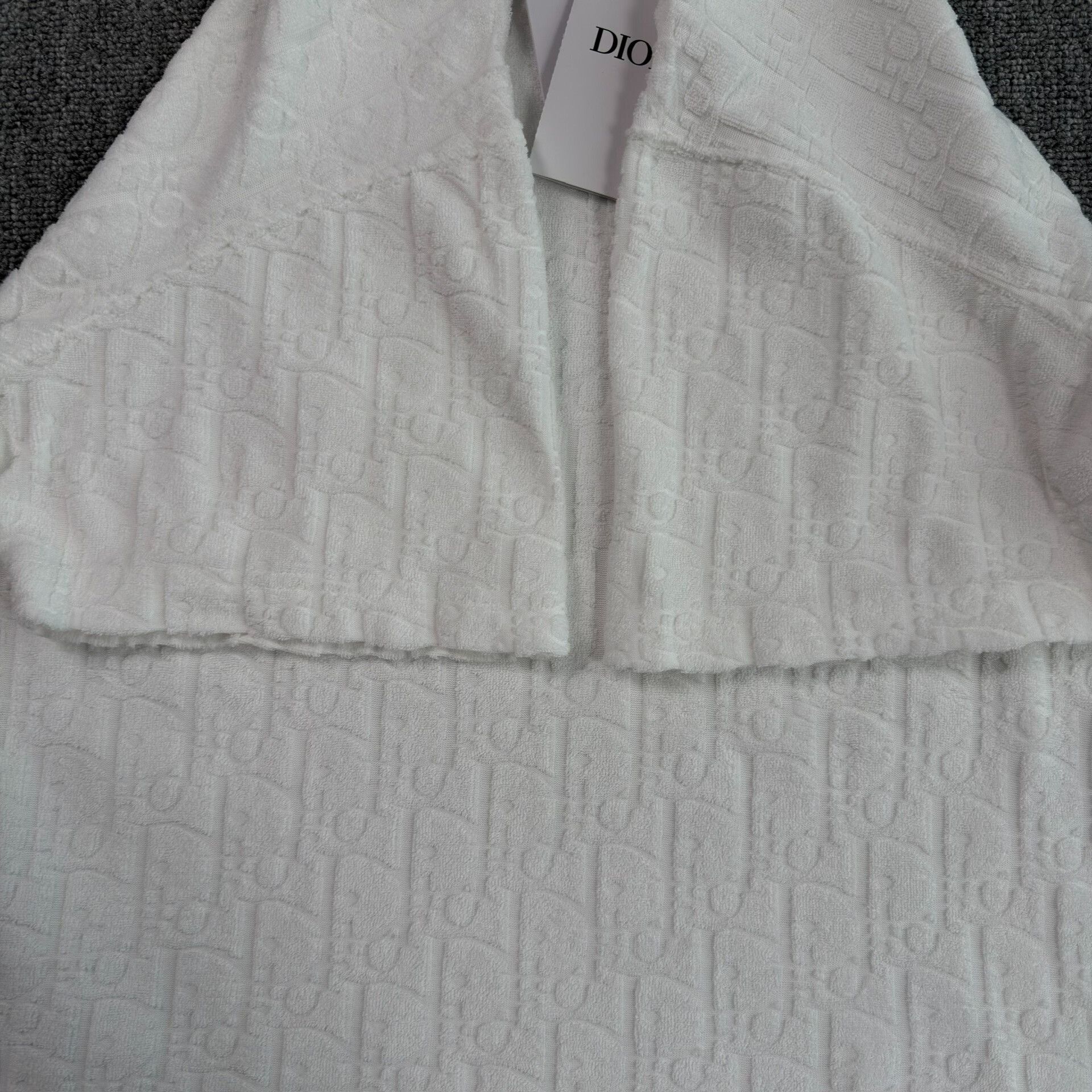Dior Dior Oblique Pattern Towel Knit T-Shirt Size M Size US M / EU 48-50 / 2 - 5 Thumbnail