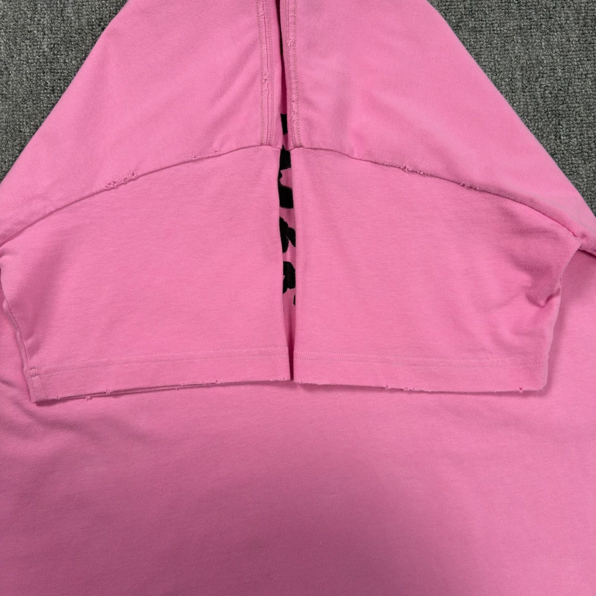 Balenciaga Balenciaga Splatter Logo T-Shirt Pink M Size US M / EU 48-50 / 2 - 5 Thumbnail