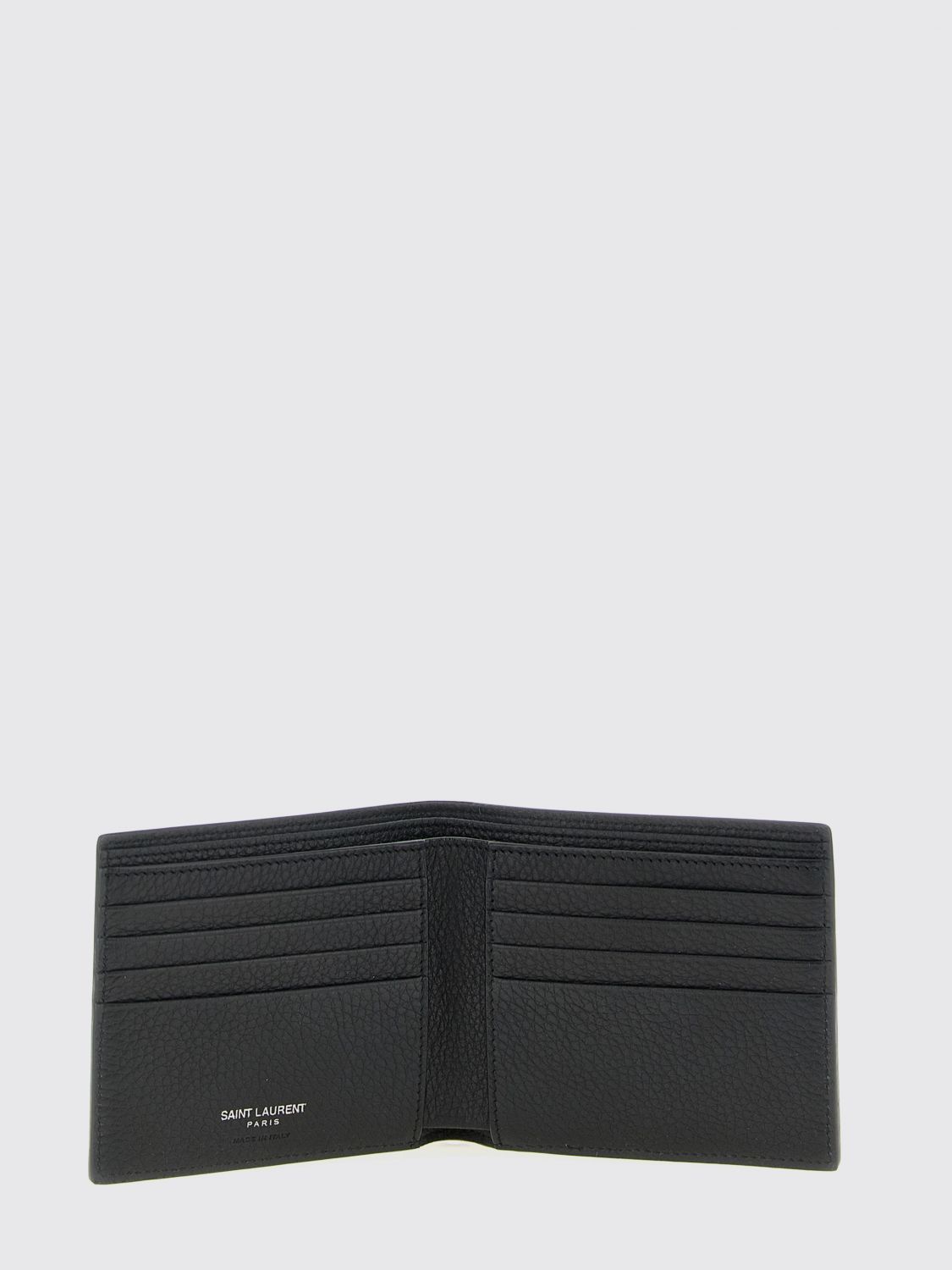 Saint Laurent Paris Saint Laurent Wallet Men Black Size ONE SIZE - 2 Thumbnail