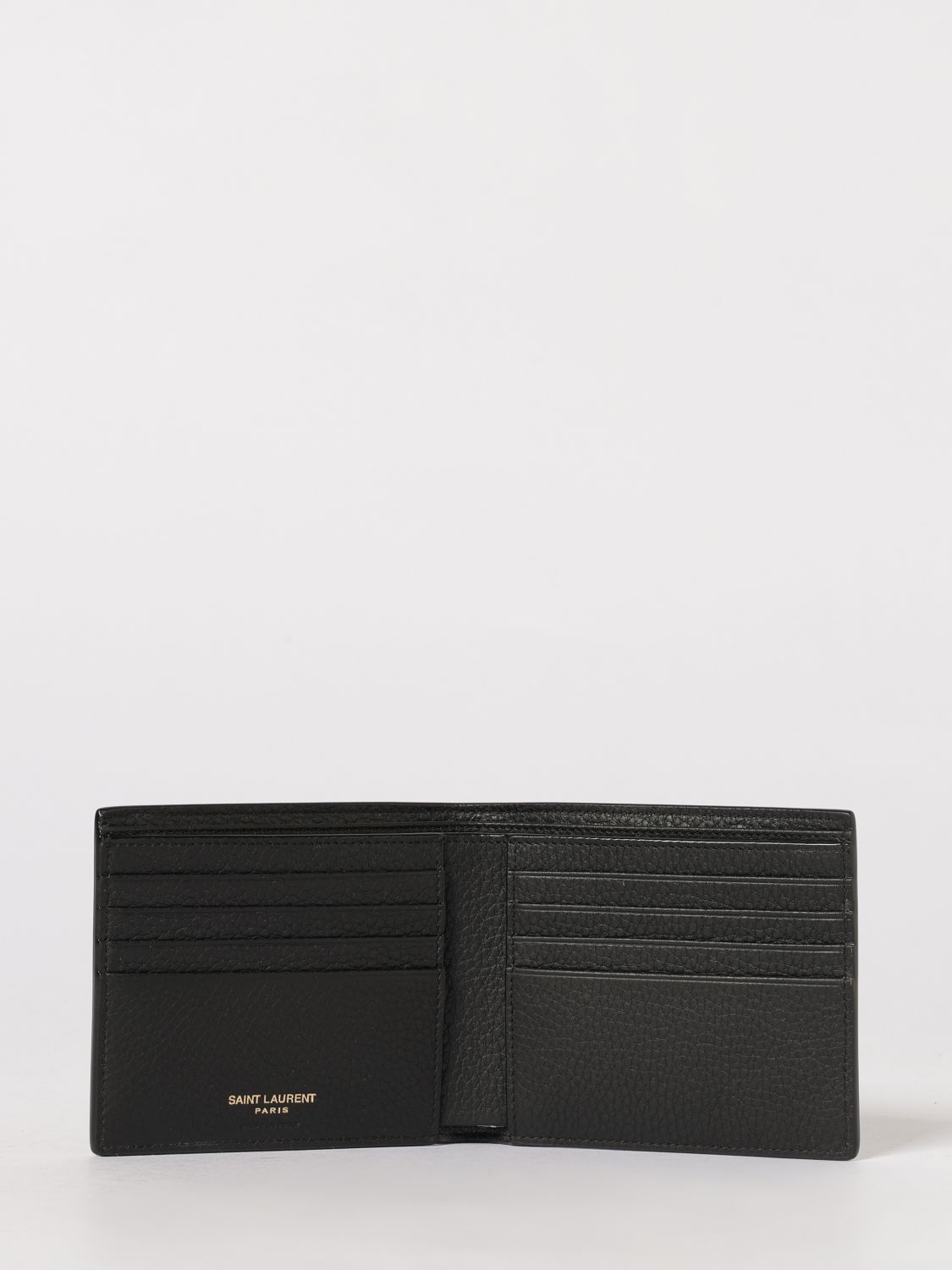 Saint Laurent Paris Saint Laurent Wallet Men Black Size ONE SIZE - 2 Thumbnail