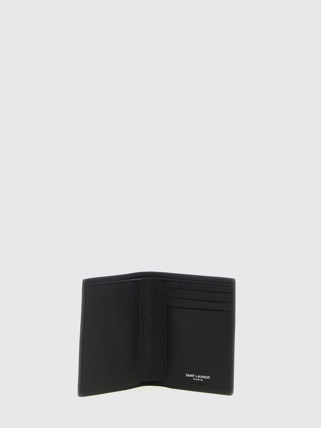 Saint Laurent Paris Saint Laurent Wallet Men Black Size ONE SIZE - 2 Thumbnail
