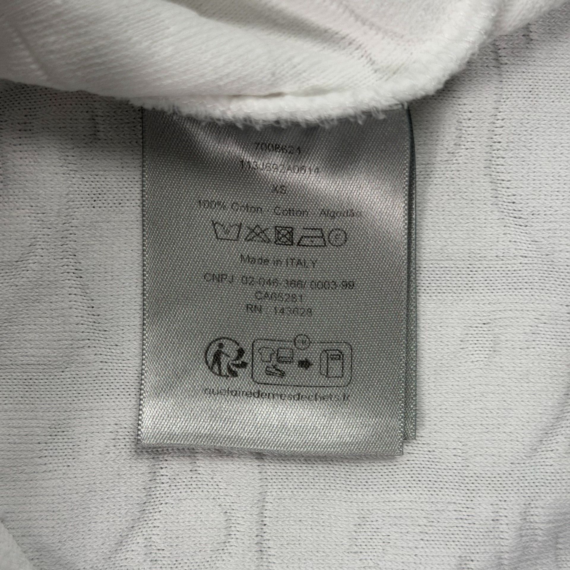 Dior Dior Oblique Terry Cotton T-Shirt Size XS Size US XS / EU 42 / 0 - 8 Thumbnail