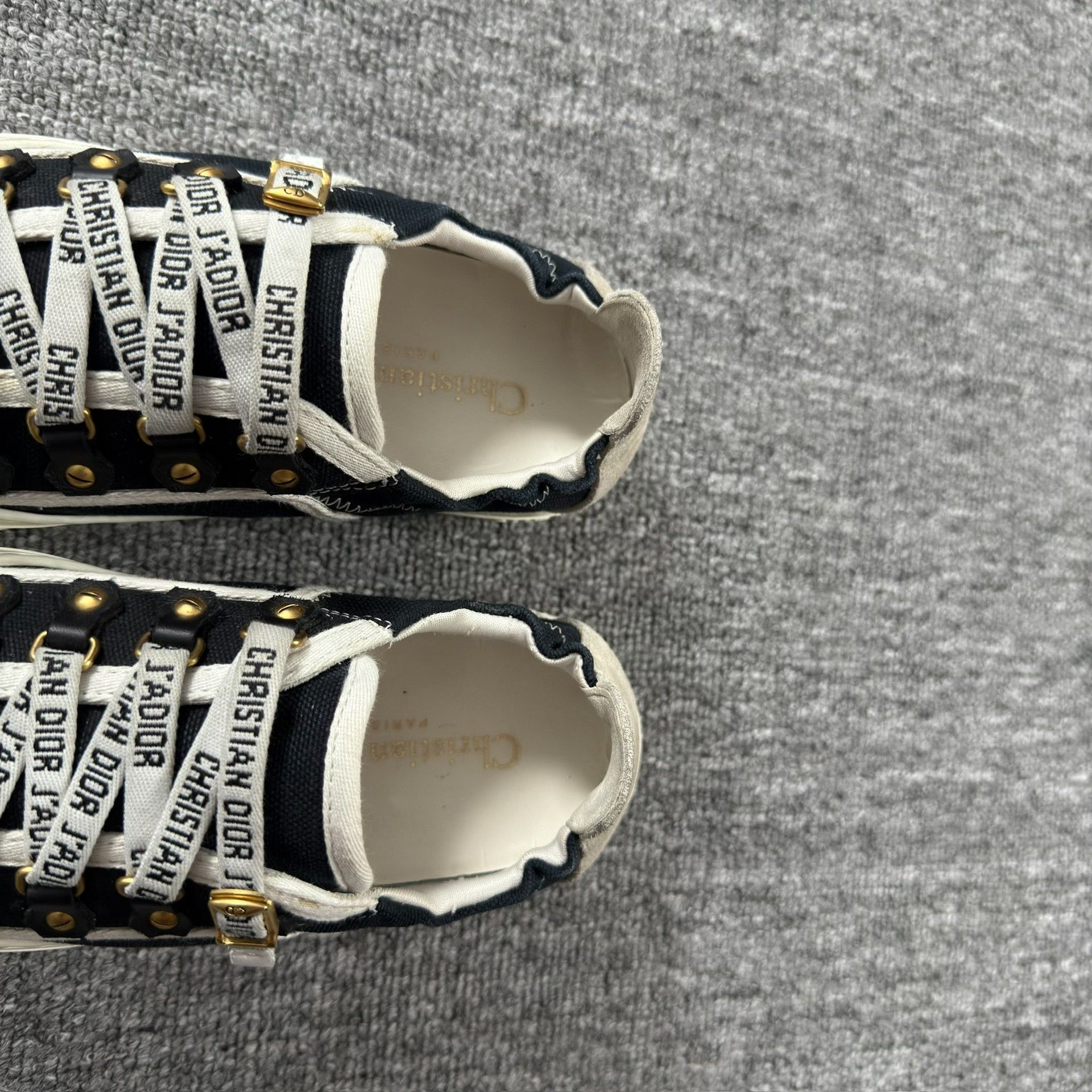 Dior Dior Walk'n'Dior Canvas Low-Top Sneakers 35 Size US 5 / IT 35 - 7 Thumbnail