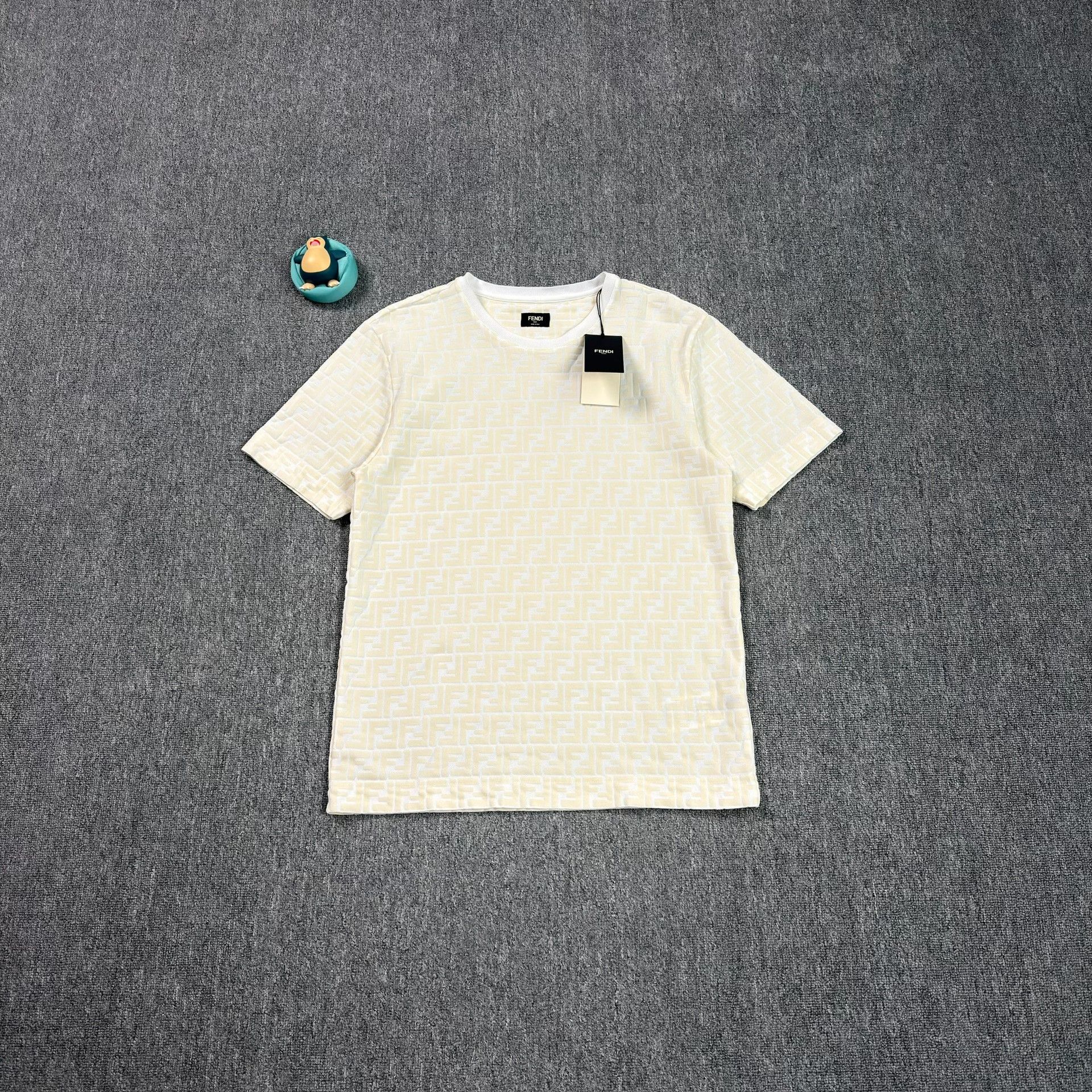 Fendi Fendi Flocked Monogram T-Shirt Size S Size US S / EU 44-46 / 1 - 2 Thumbnail
