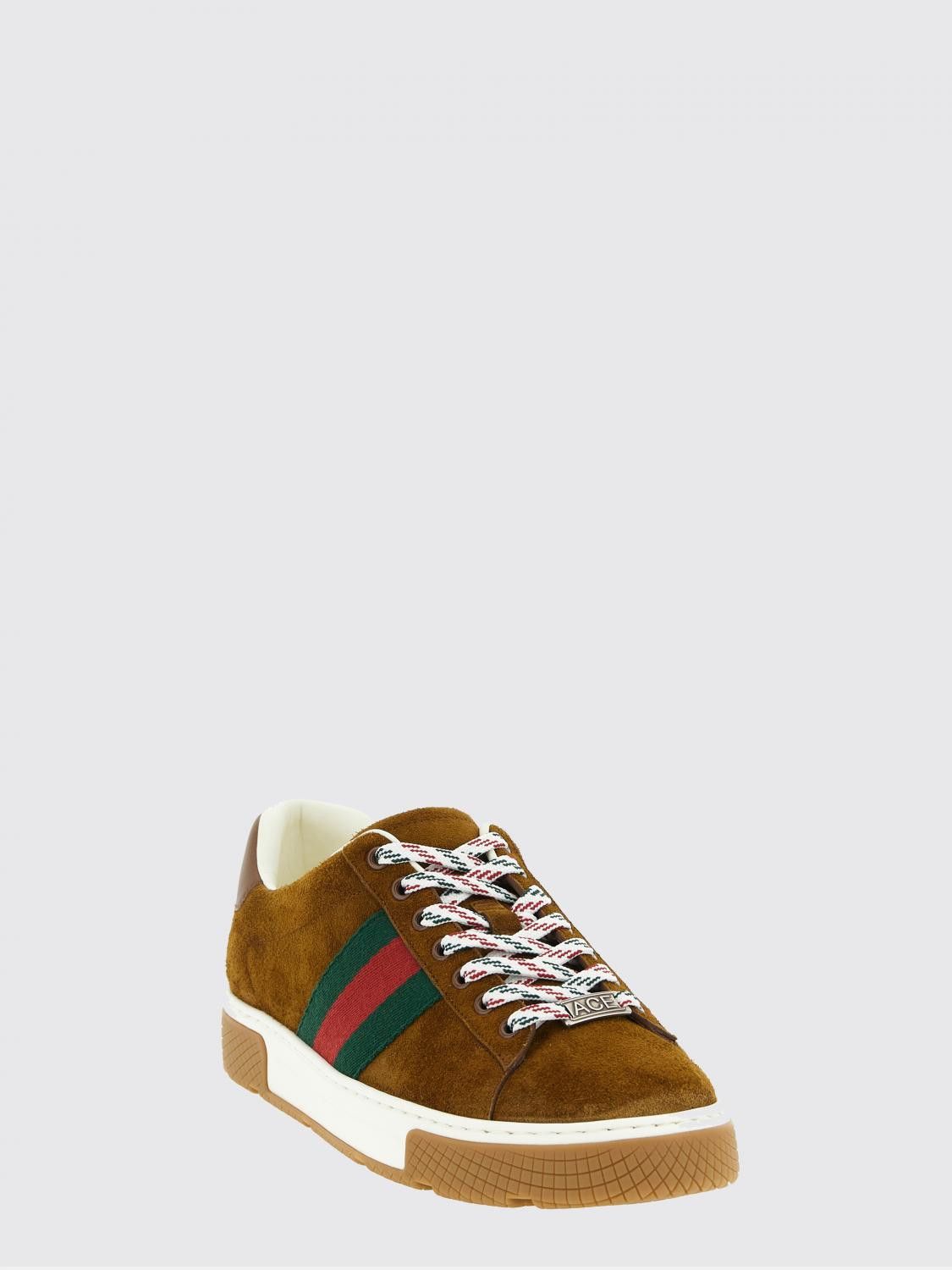 Gucci Gucci Sneakers Men Brown Size US 10.5 / EU 43-44 - 2 Thumbnail