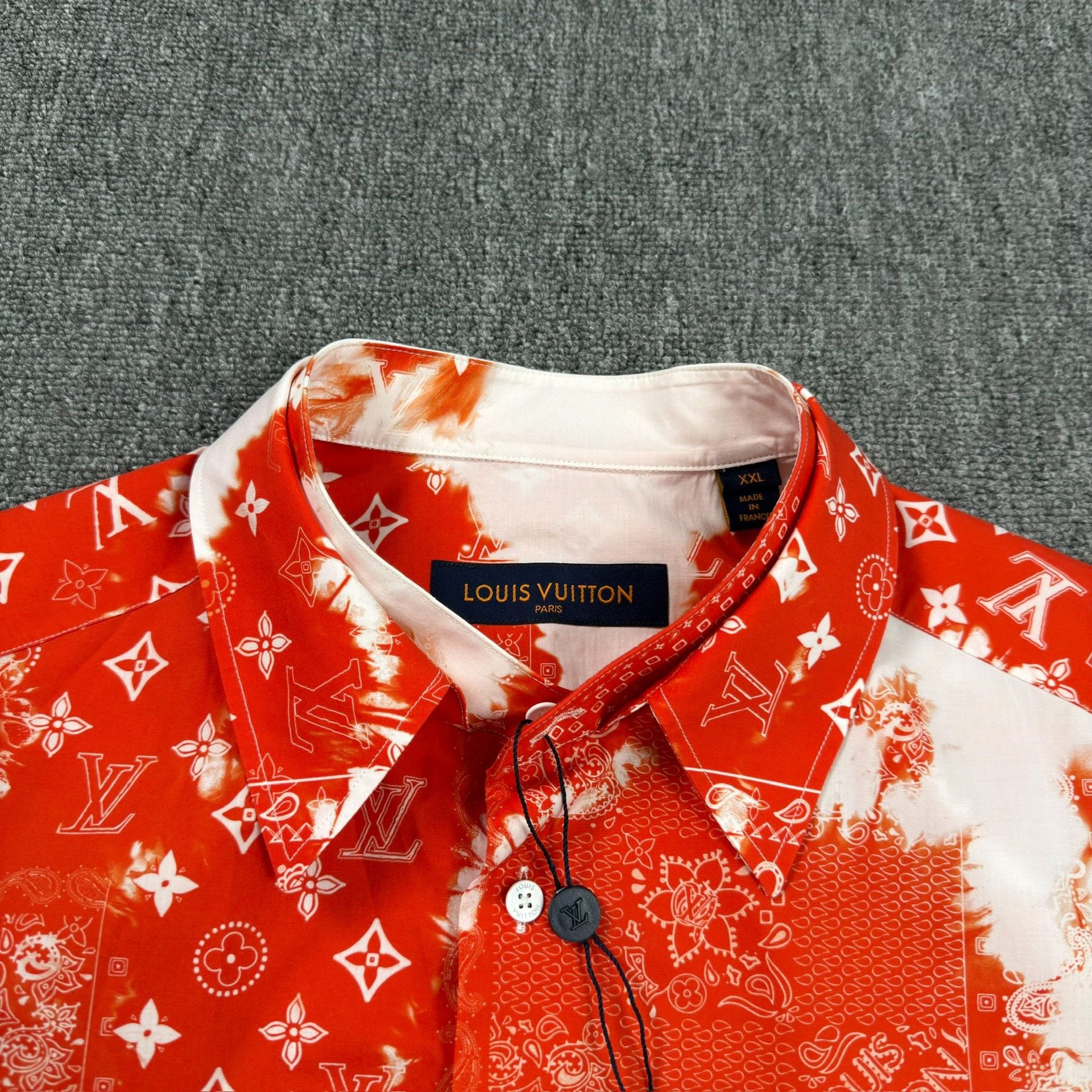 Louis Vuitton Louis Vuitton Bandana Monogram Short Sleeve Shirt XXL Size US XXL / EU 58 / 5 - 4 Thumbnail