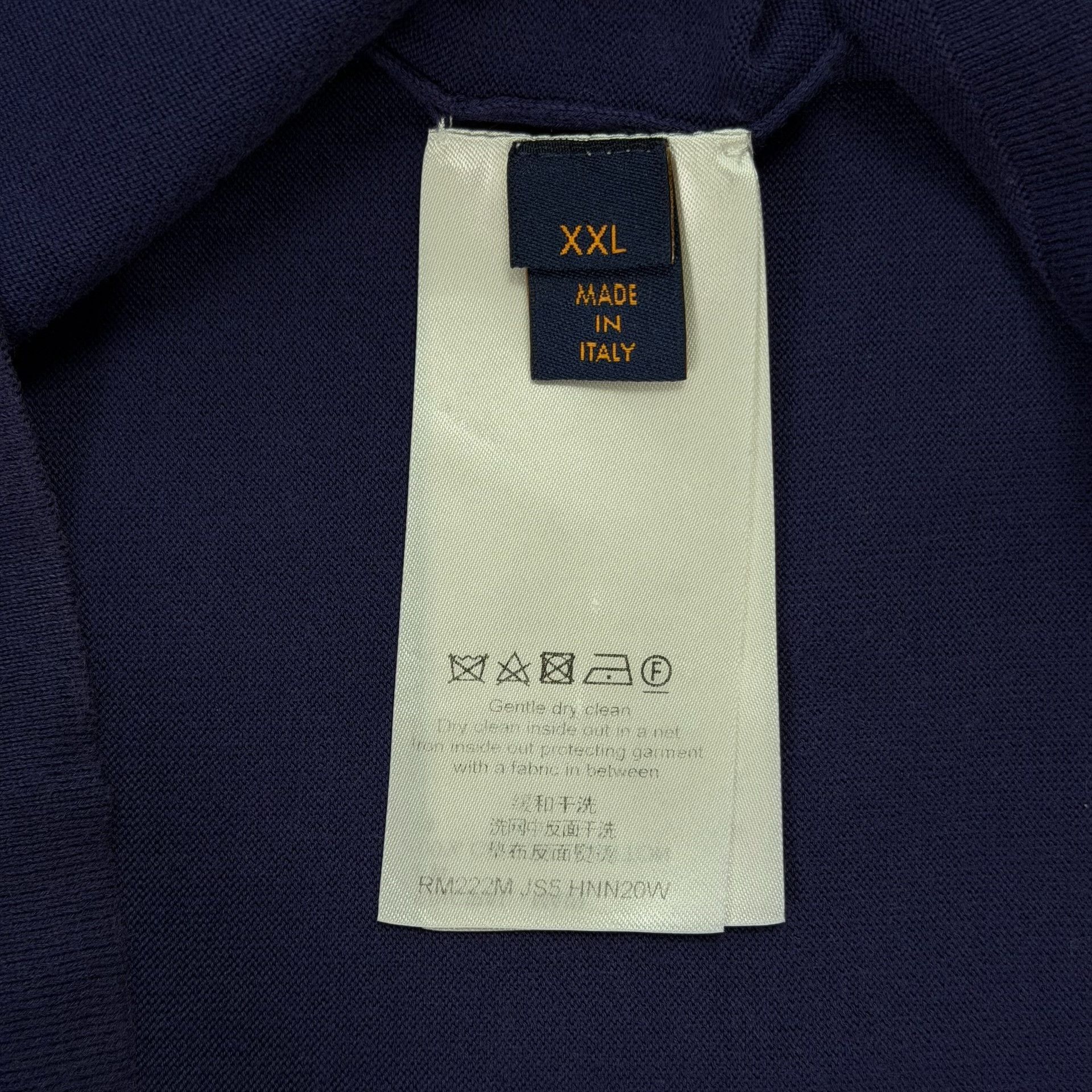 Louis Vuitton Louis Vuitton Script Logo Knit T-Shirt XXL Size US XXL / EU 58 / 5 - 8 Thumbnail