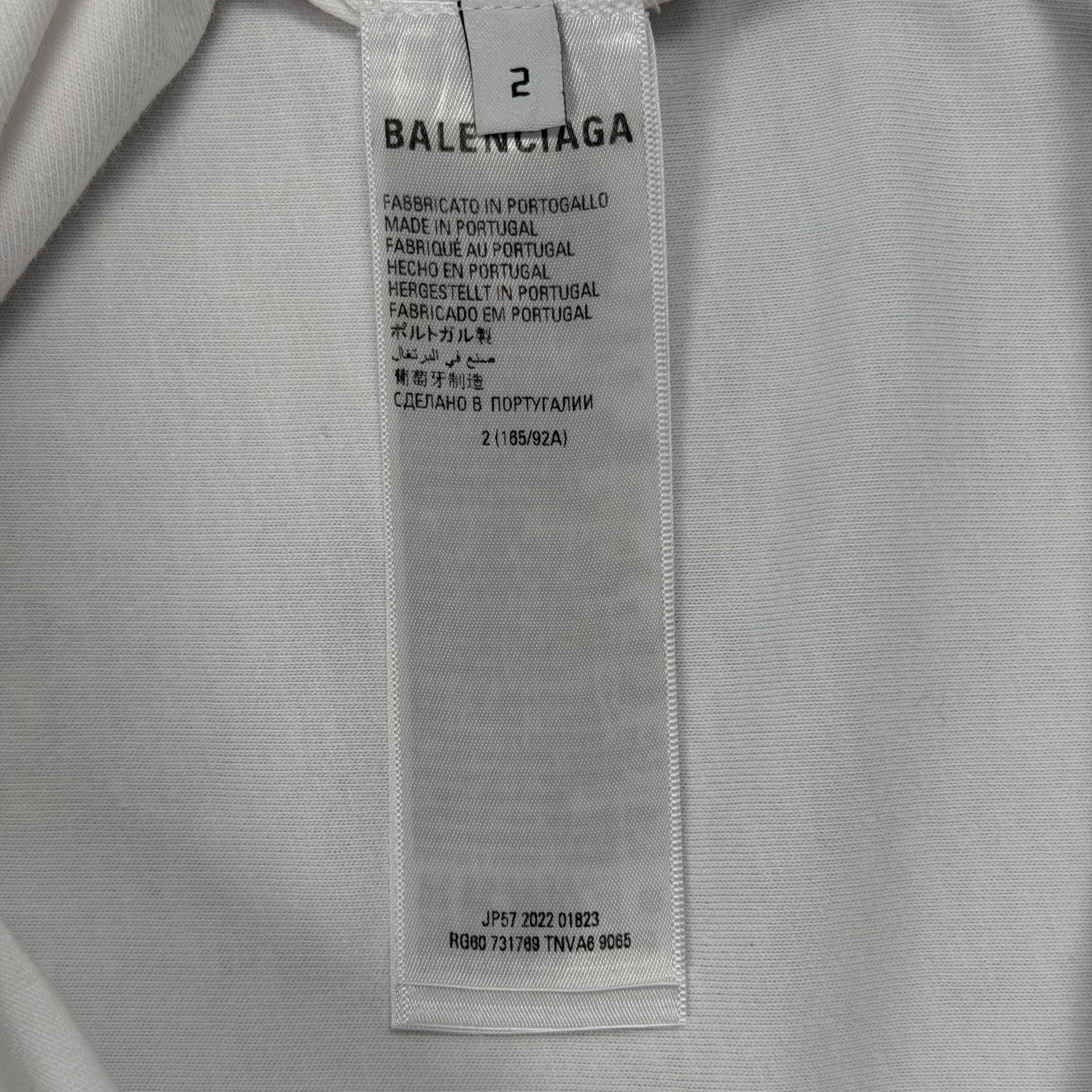 Balenciaga Balenciaga x Adidas Embroidered Logo T-Shirt Size 2 Size US M / EU 48-50 / 2 - 8 Thumbnail
