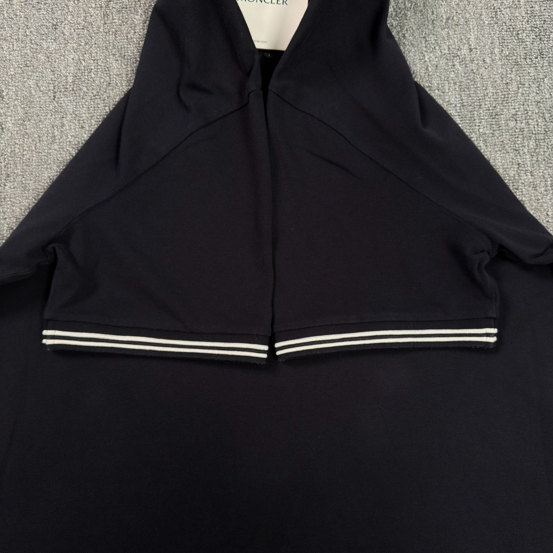 Moncler Moncler Script Logo Tipped Polo Shirt Size S Size US S / EU 44-46 / 1 - 5 Thumbnail