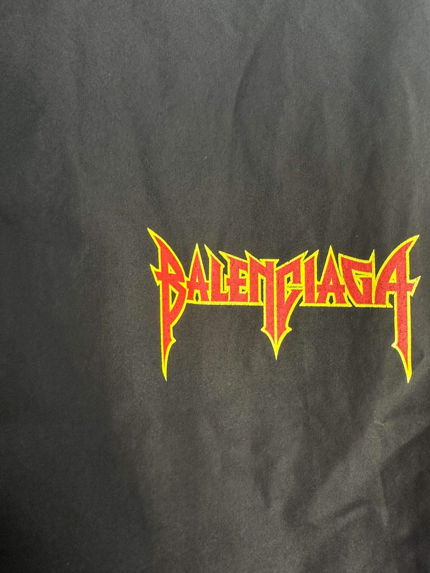 Balenciaga Balenciaga Metal Flame Logo Shirt 37/38 Size US S / EU 44-46 / 1 - 3 Thumbnail