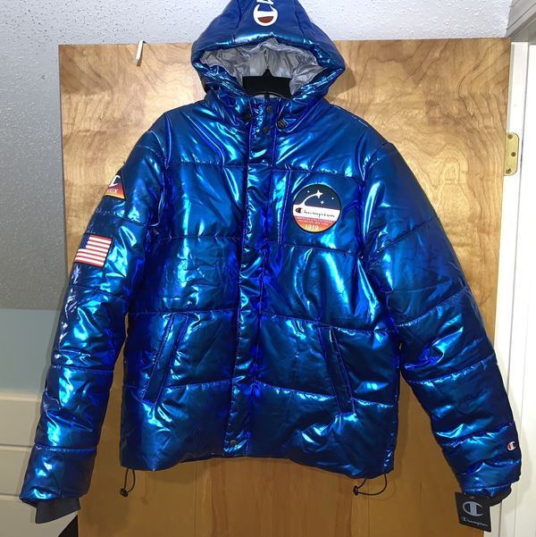 Champion metallic hotsell puffer jacket