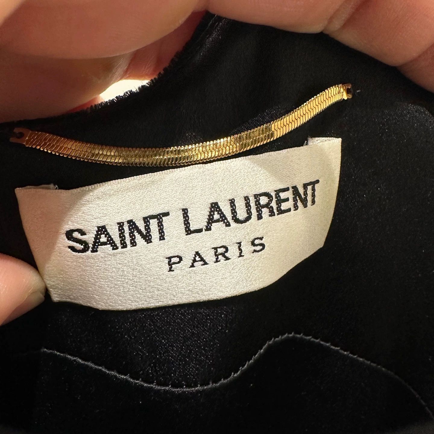 Saint Laurent Paris Saint Laurent Paris Velvet Long T-Shirt it_36 Women Size XS / US 0-2 / IT 36-38 - 3 Thumbnail