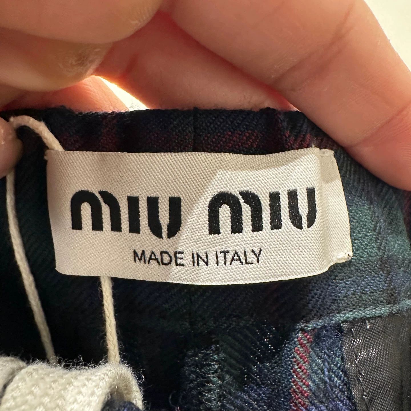 Miu Miu Miu Miu Embroidered Plaid Dress it_36 Women Size XS / US 0-2 / IT 36-38 - 3 Thumbnail