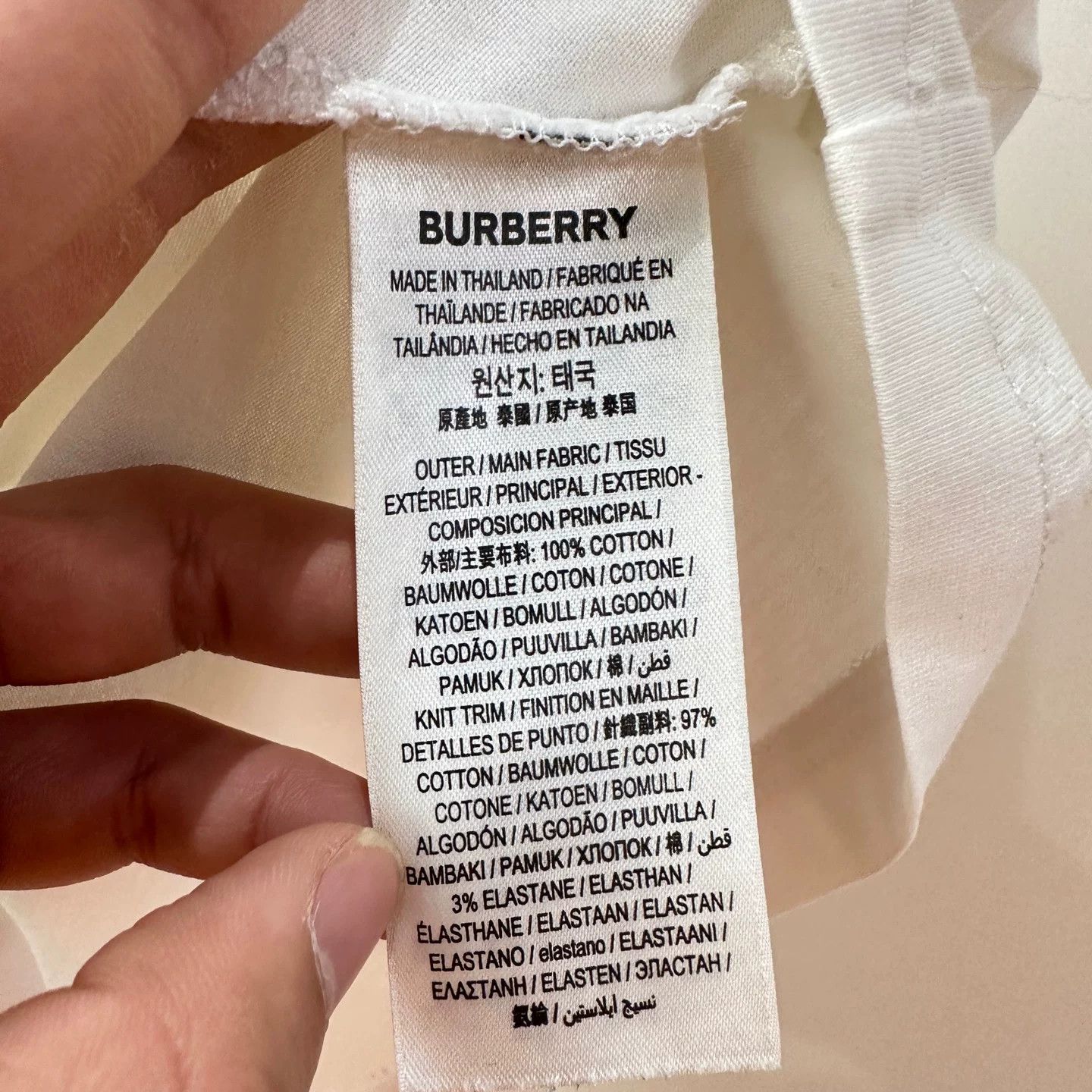 Burberry Burberry T-Shirt L Women Size L / US 10 / IT 46 - 4 Thumbnail