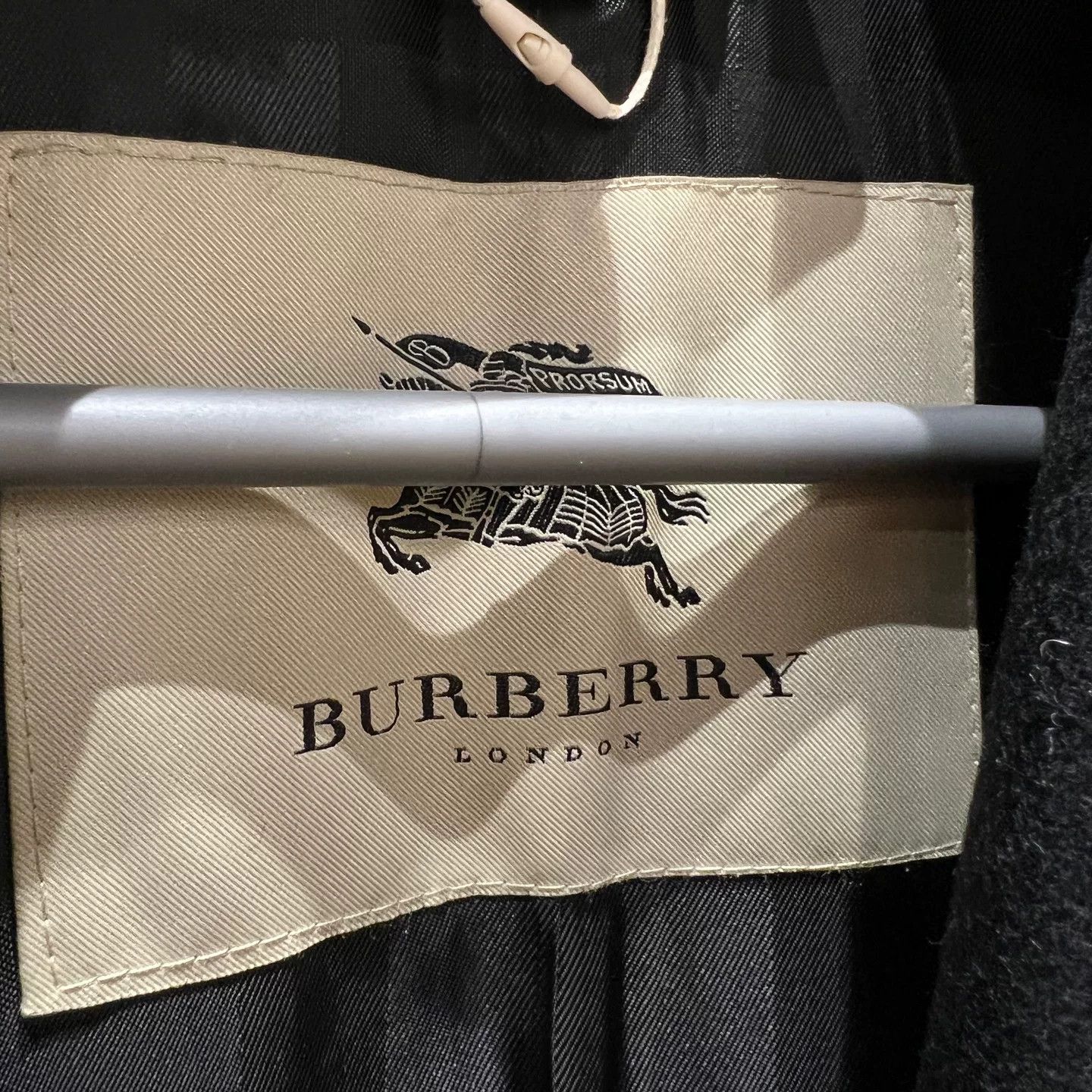 Burberry Burberry Wool Black Coat it_36 Women Size XS / US 0-2 / IT 36-38 - 3 Thumbnail