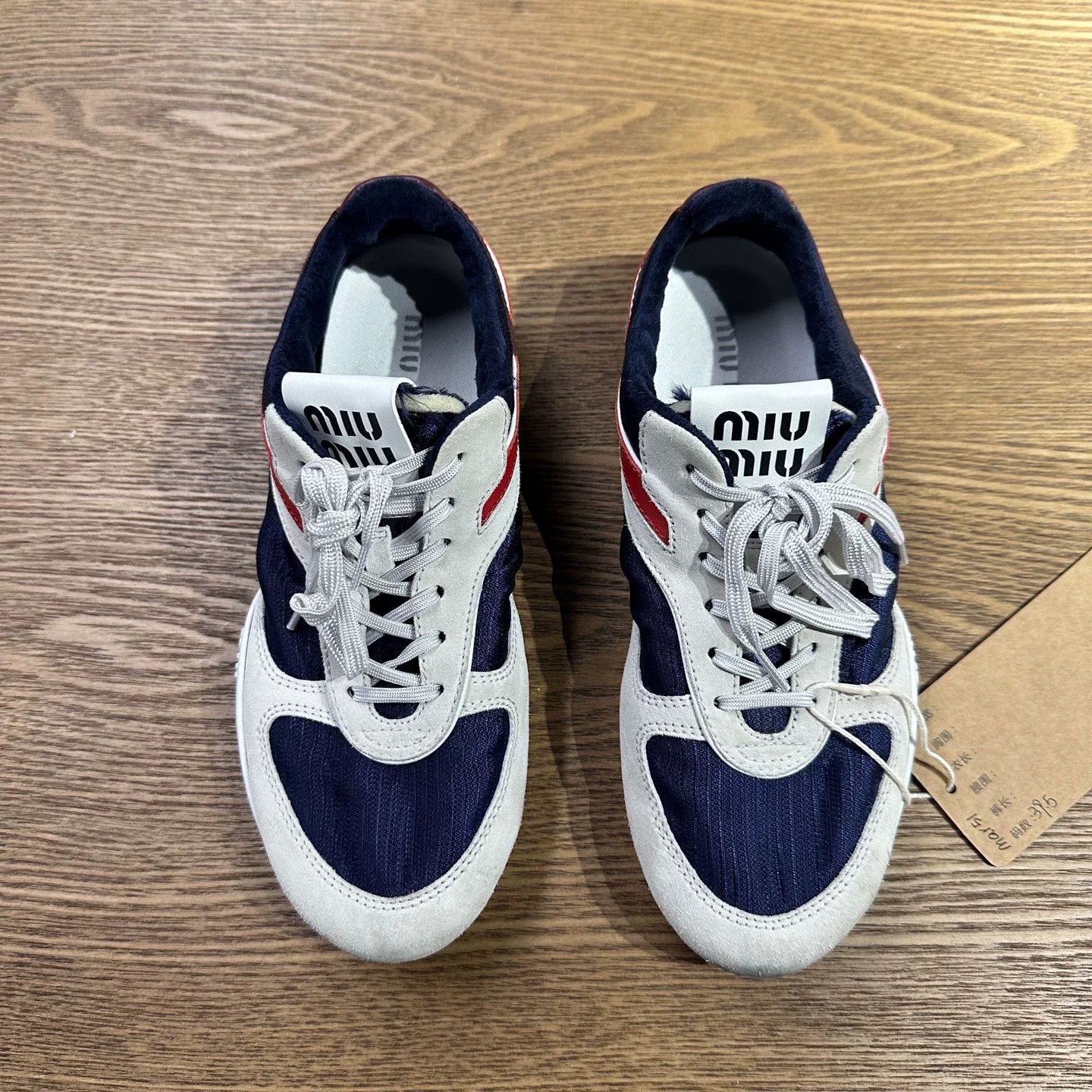 Miu Miu Miu Miu Multi Lowtop Sneakers us_5 Women Size US 5 / IT 35 - 2 Thumbnail