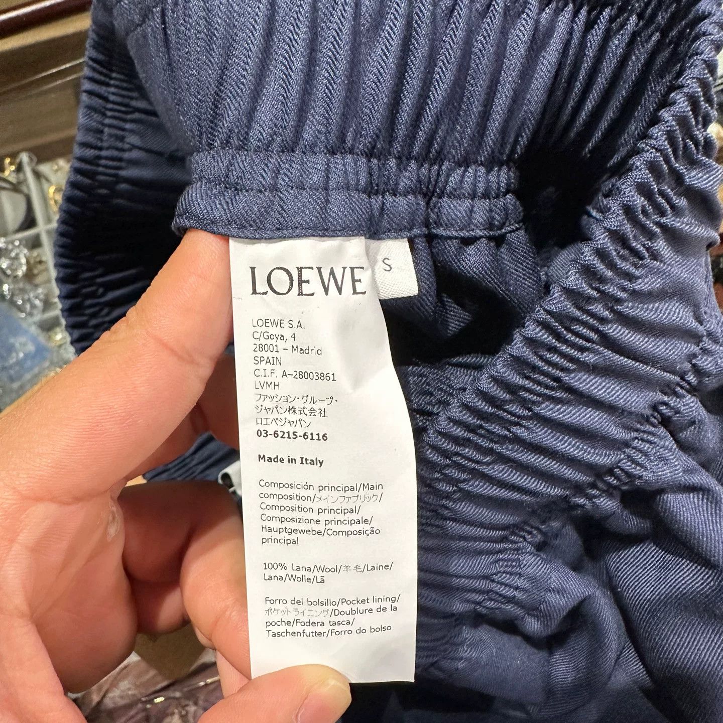 Loewe Loewe Wool T-Shirt S Women Size S / US 4 / IT 40 - 4 Thumbnail