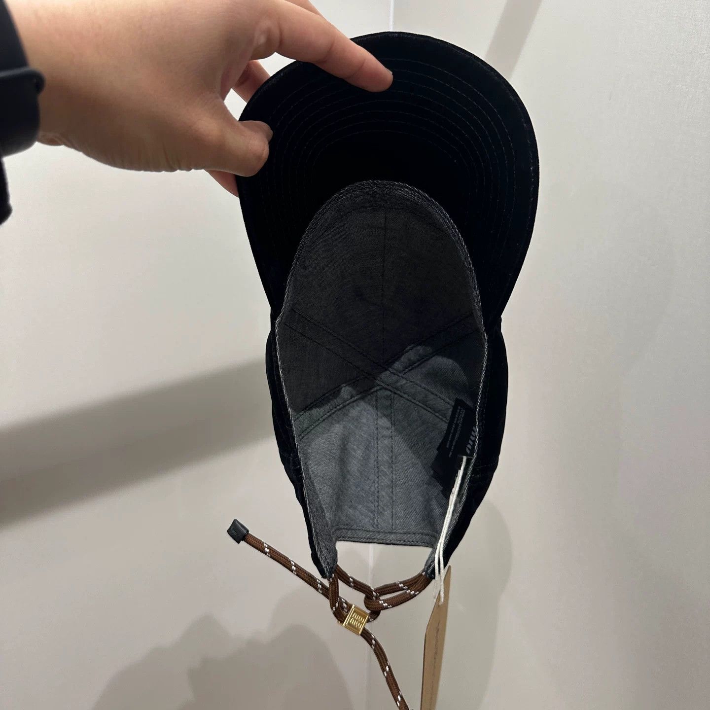 Miu Miu Miu Miu Velvet Hat one size Men Size ONE SIZE - 5 Thumbnail