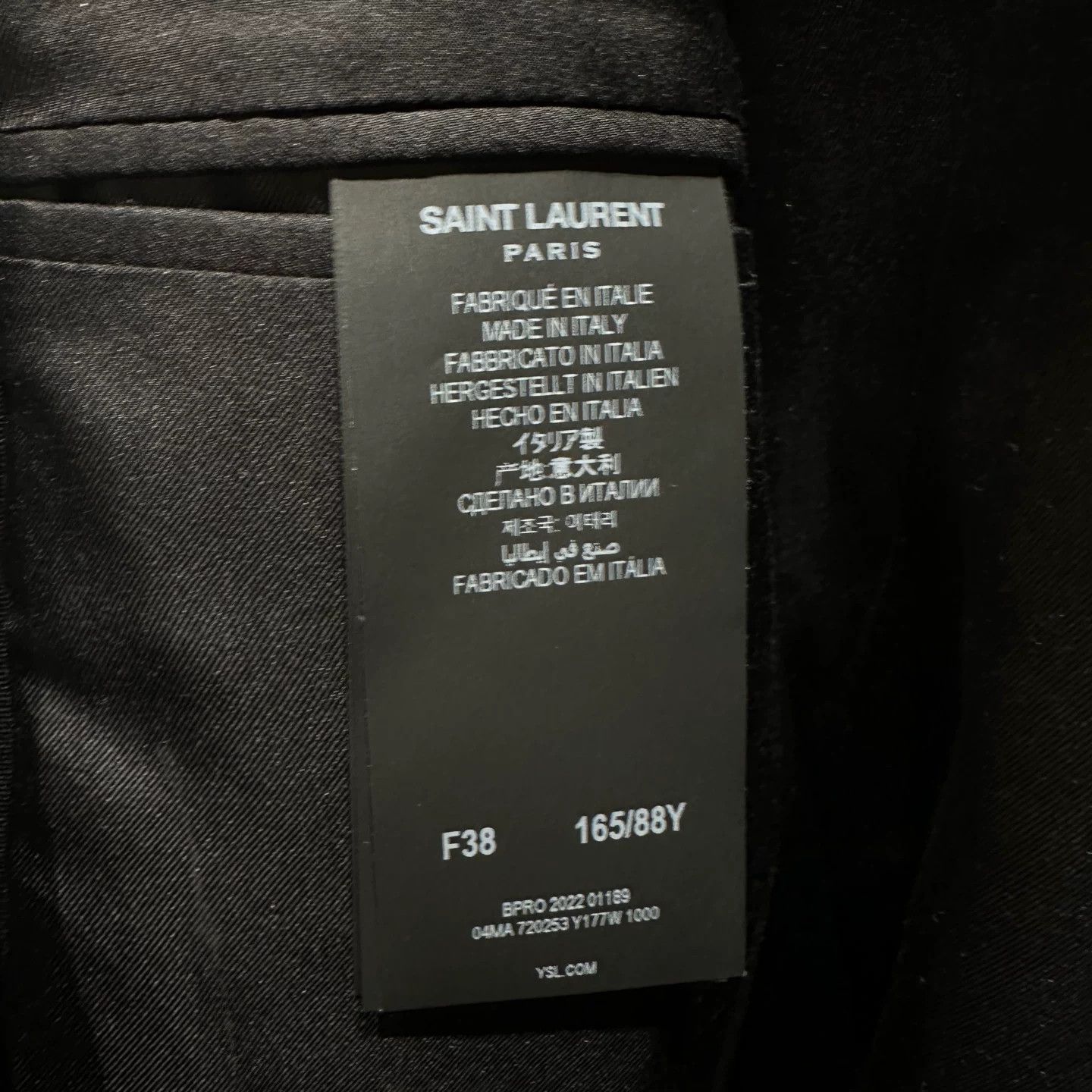 Saint Laurent Paris Saint Laurent Paris Wool T-Shirt it_38 Women Size XS / US 0-2 / IT 36-38 - 4 Thumbnail