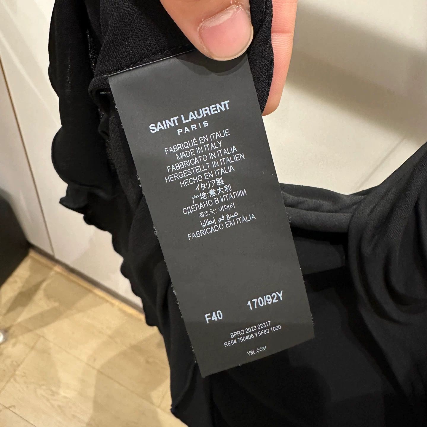 Saint Laurent Paris Saint Laurent Paris T-Shirt it_40 Women Size S / US 4 / IT 40 - 4 Thumbnail