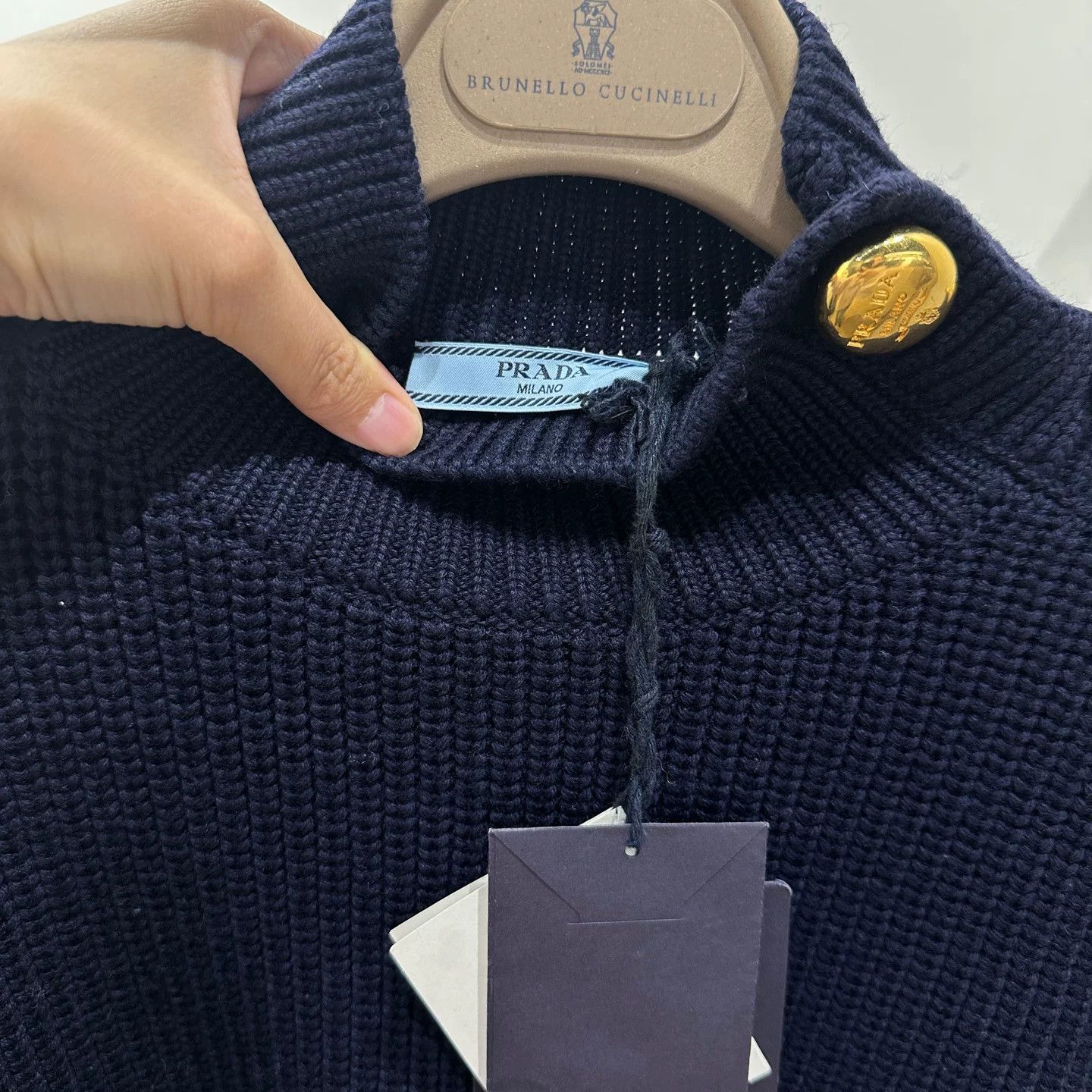 Prada Prada Blue T-Shirt it_36 Women Size XS / US 0-2 / IT 36-38 - 5 Thumbnail