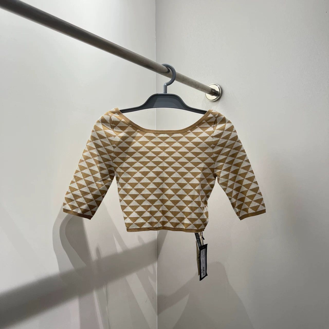 Prada Prada Knit Graphic Brown Sweater it_36 Women Size XS / US 0-2 / IT 36-38 - 2 Thumbnail