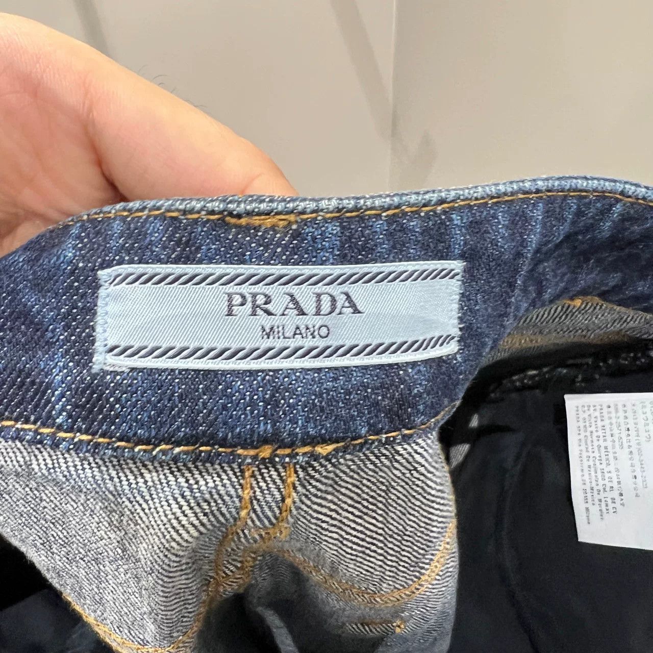 Prada Prada Denim Cotton Silver Jeans 28 Women Size 28" / US 6 / IT 42 - 4 Thumbnail