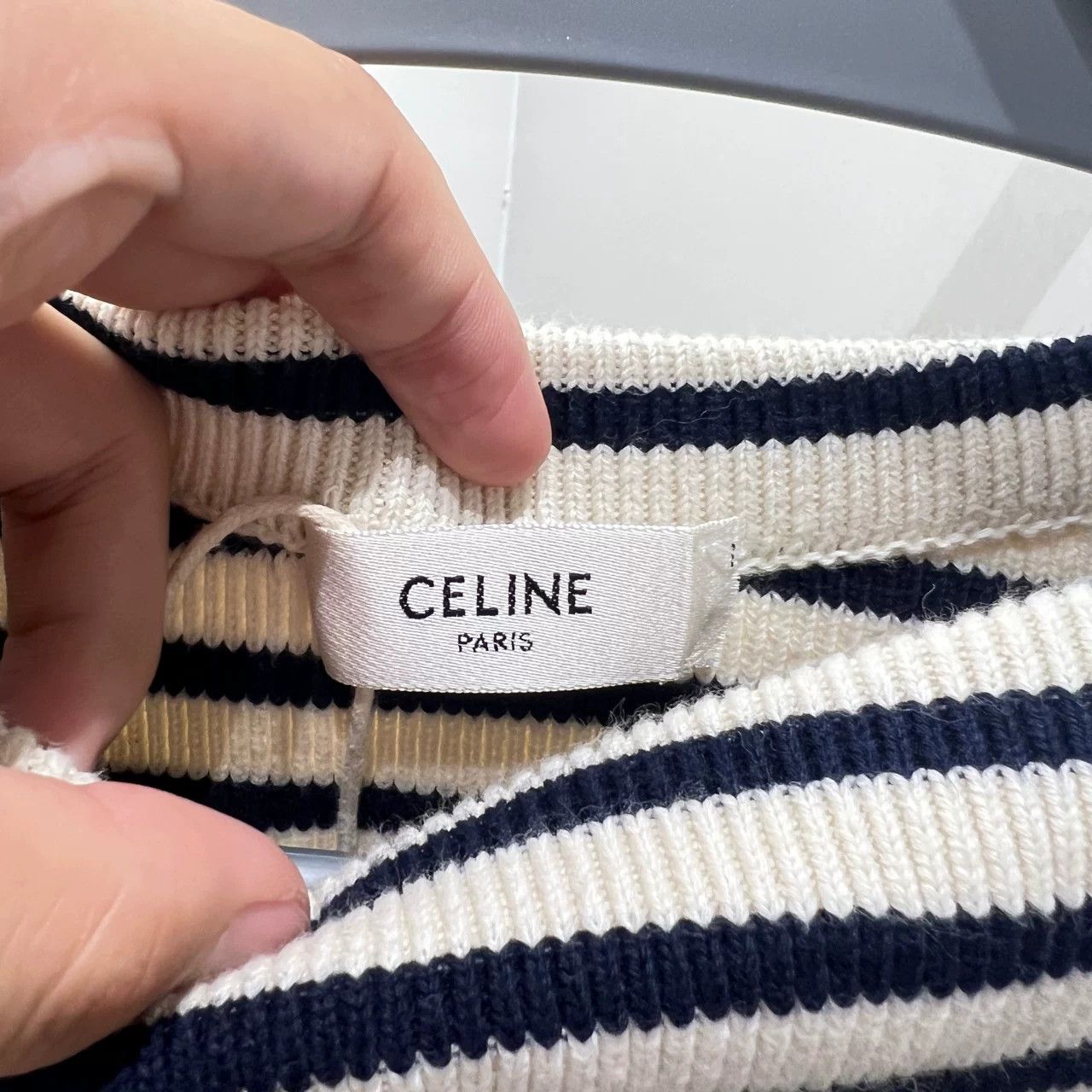 Celine Celine Knit Striped Sweater S Women Size S / US 4 / IT 40 - 2 Thumbnail