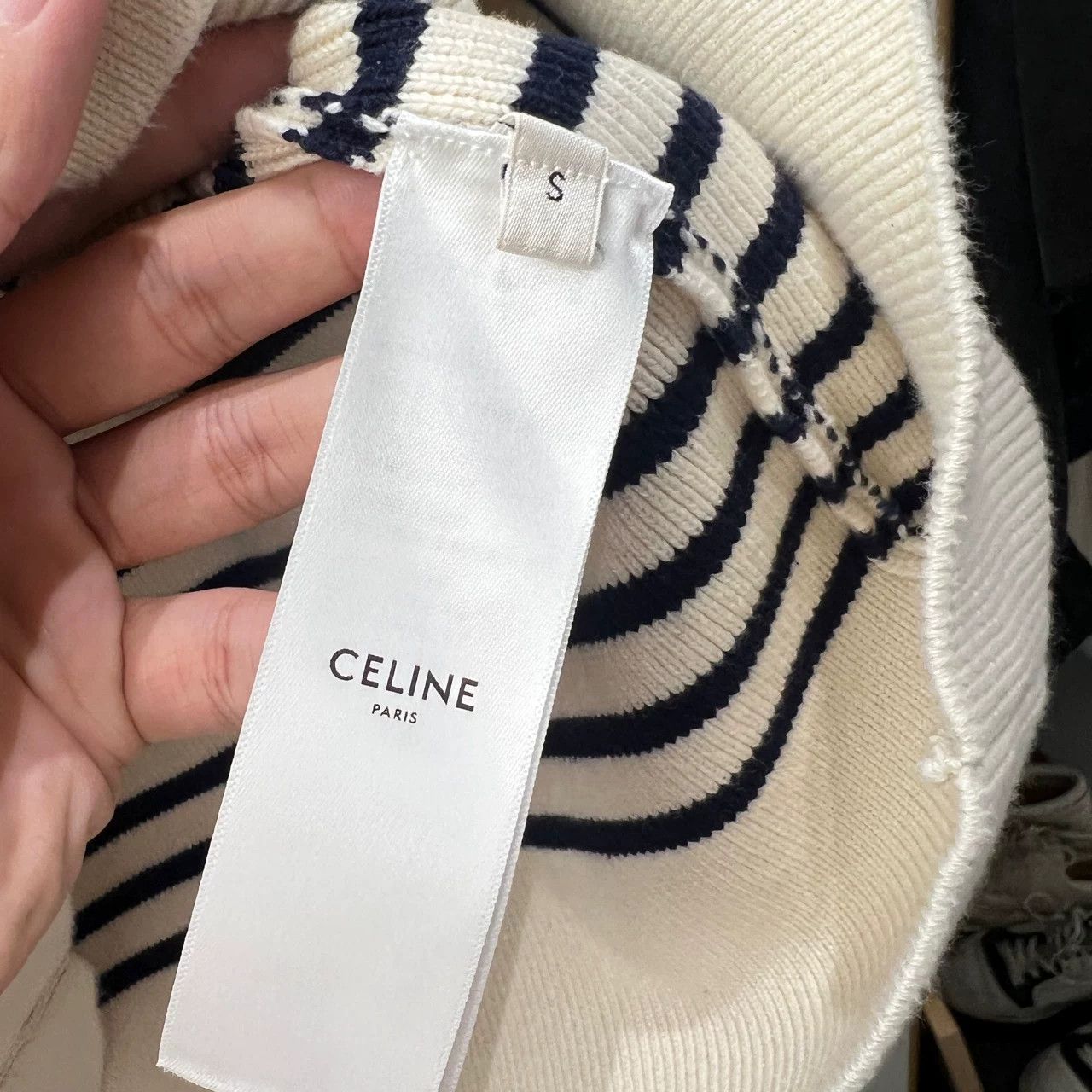 Celine Celine Knit Striped Sweater S Women Size S / US 4 / IT 40 - 4 Thumbnail