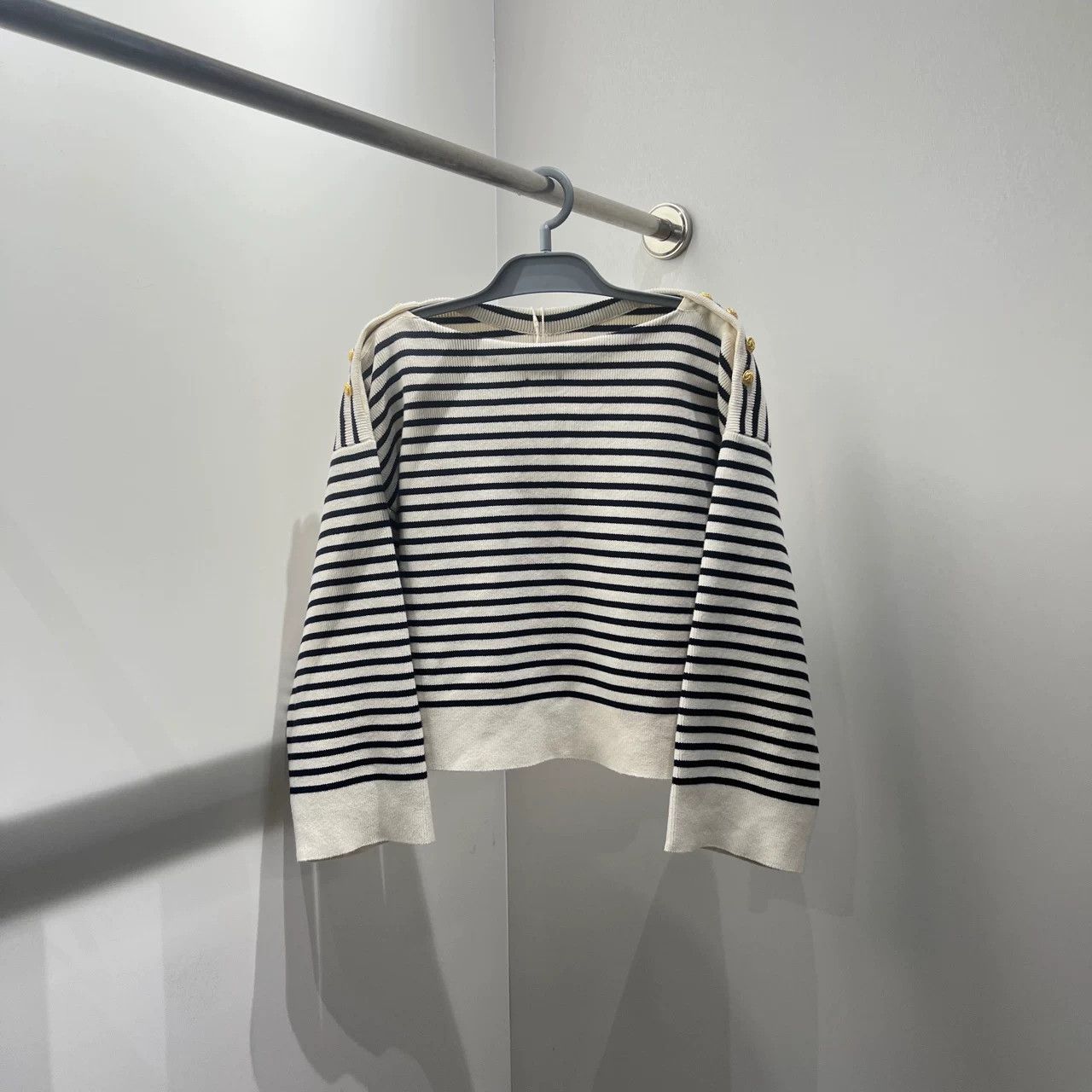 Celine Celine Knit Striped Sweater S Women Size S / US 4 / IT 40 - 5 Thumbnail