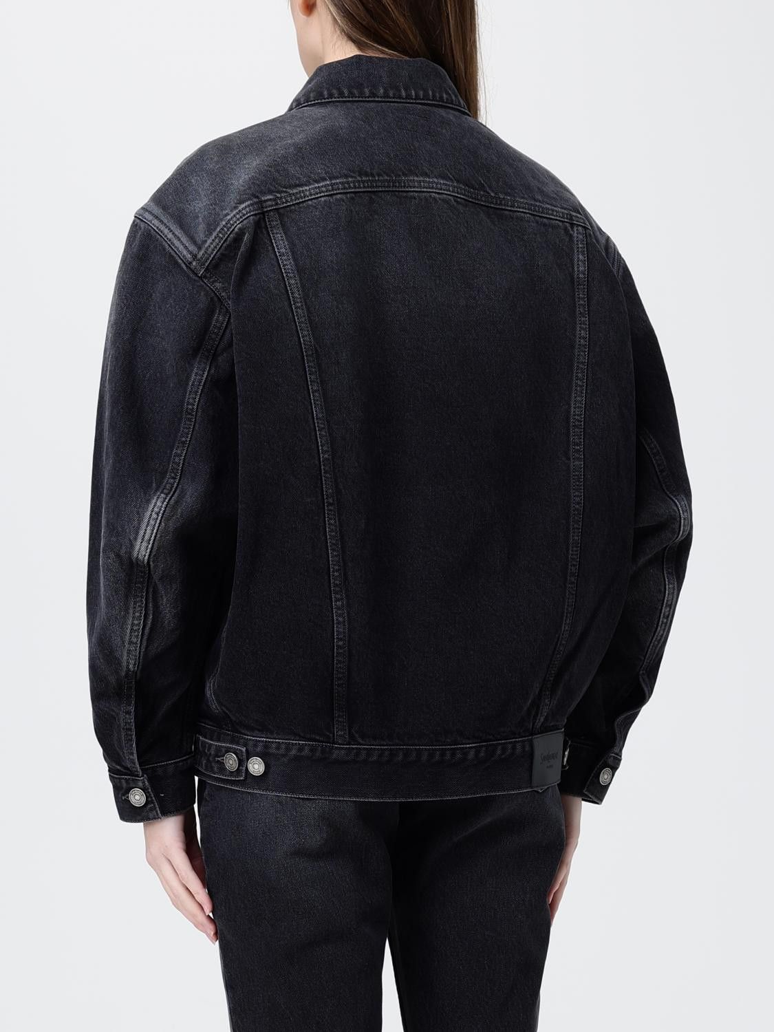 Saint Laurent Paris Saint Laurent Jacket Woman Black Size S / US 4 / IT 40 - 3 Thumbnail