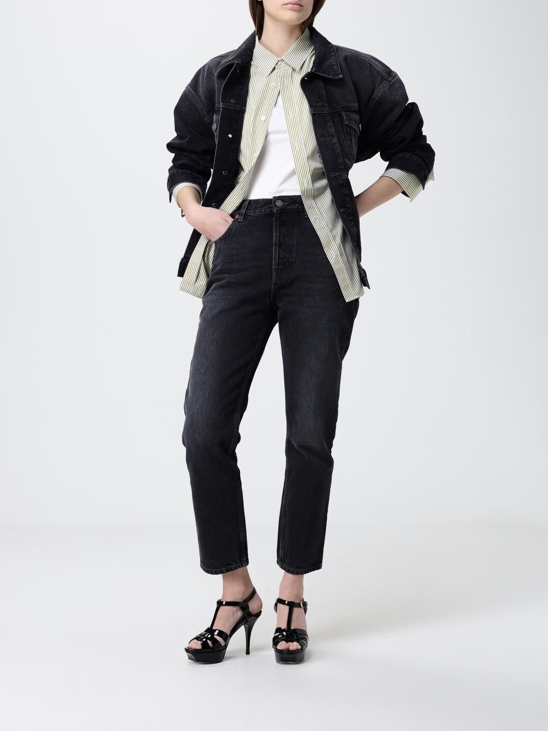 Saint Laurent Paris Saint Laurent Jacket Woman Black Size S / US 4 / IT 40 - 2 Thumbnail