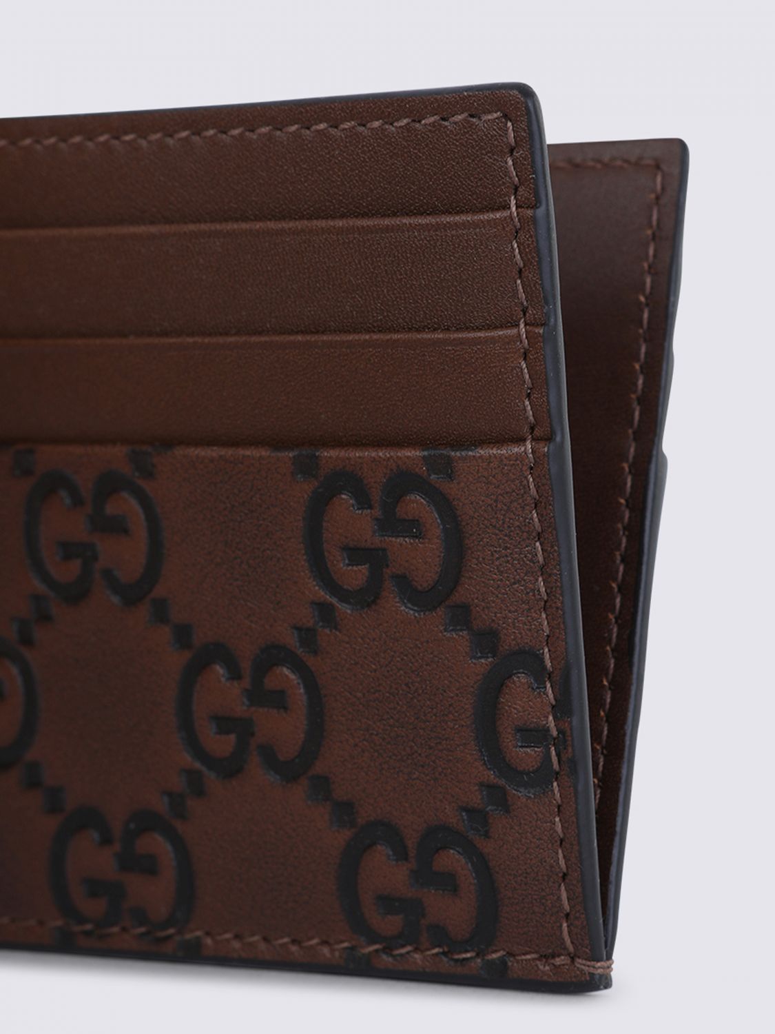 Gucci Gucci Wallet Men Brown Size ONE SIZE - 2 Thumbnail