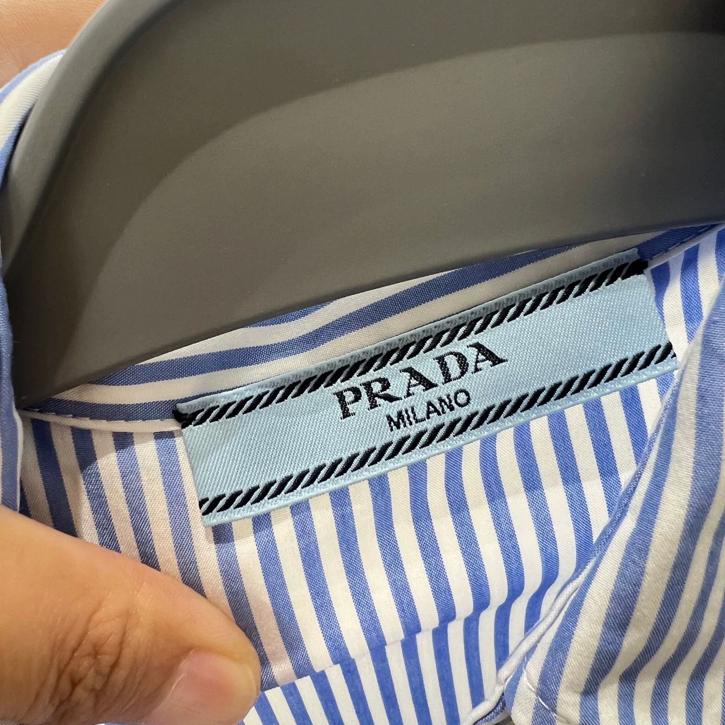 Prada Prada Striped Button Up S Women Size S / US 4 / IT 40 - 3 Thumbnail