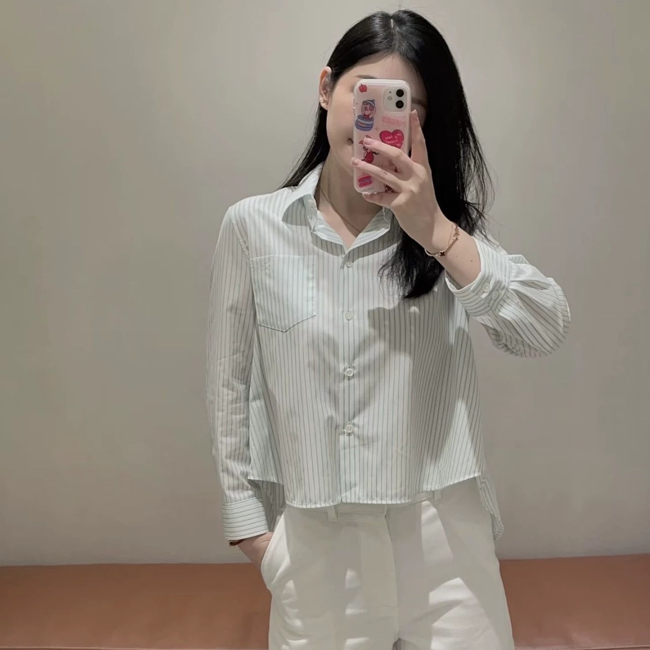 Loewe Loewe Striped Cotton White T-Shirt it_34 Women Size XXS / US 00 / IT 34 - 6 Thumbnail