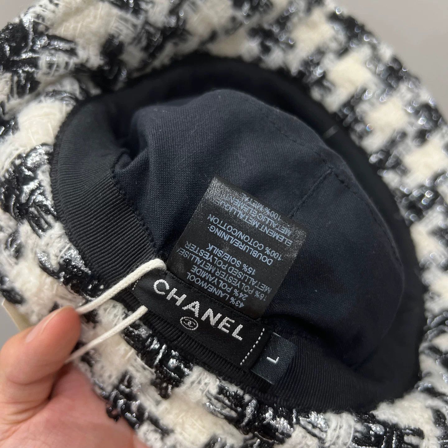 Chanel Chanel Retro Black Hat one size Men Size ONE SIZE - 3 Thumbnail