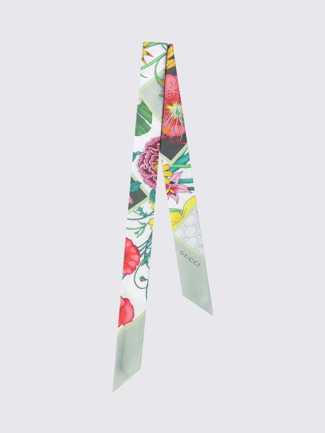 Gucci Gucci Neck Scarf Woman Olive Size ONE SIZE - 2 Thumbnail