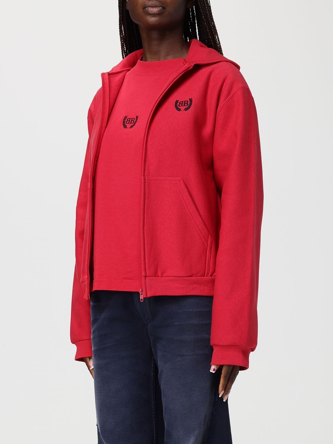 Balenciaga Balenciaga Sweatshirt Woman Red Size M / US 6-8 / IT 42-44 - 4 Thumbnail