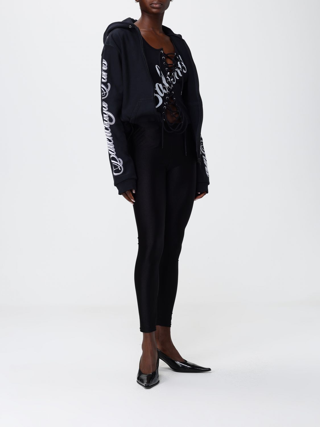 Balenciaga Balenciaga Sweatshirt Woman Black Size XXS / US 00 / IT 34 - 2 Thumbnail