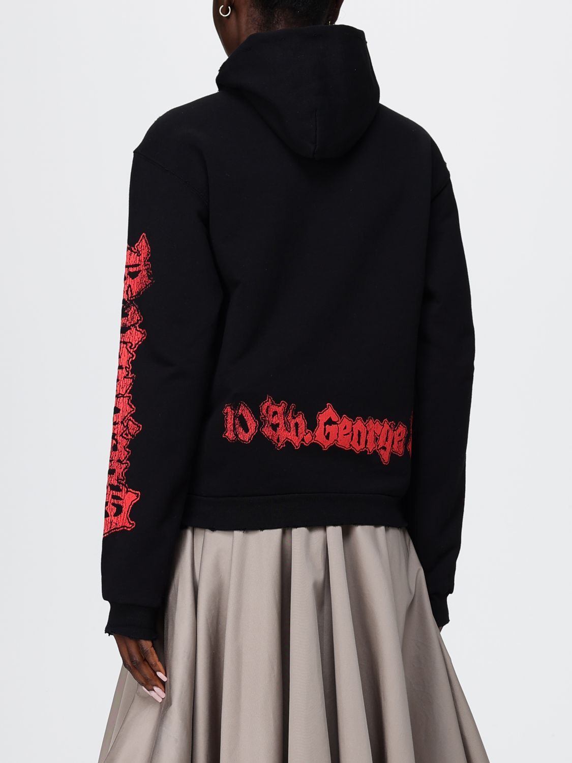 Balenciaga Balenciaga Sweatshirt Woman Black Size S / US 4 / IT 40 - 3 Thumbnail