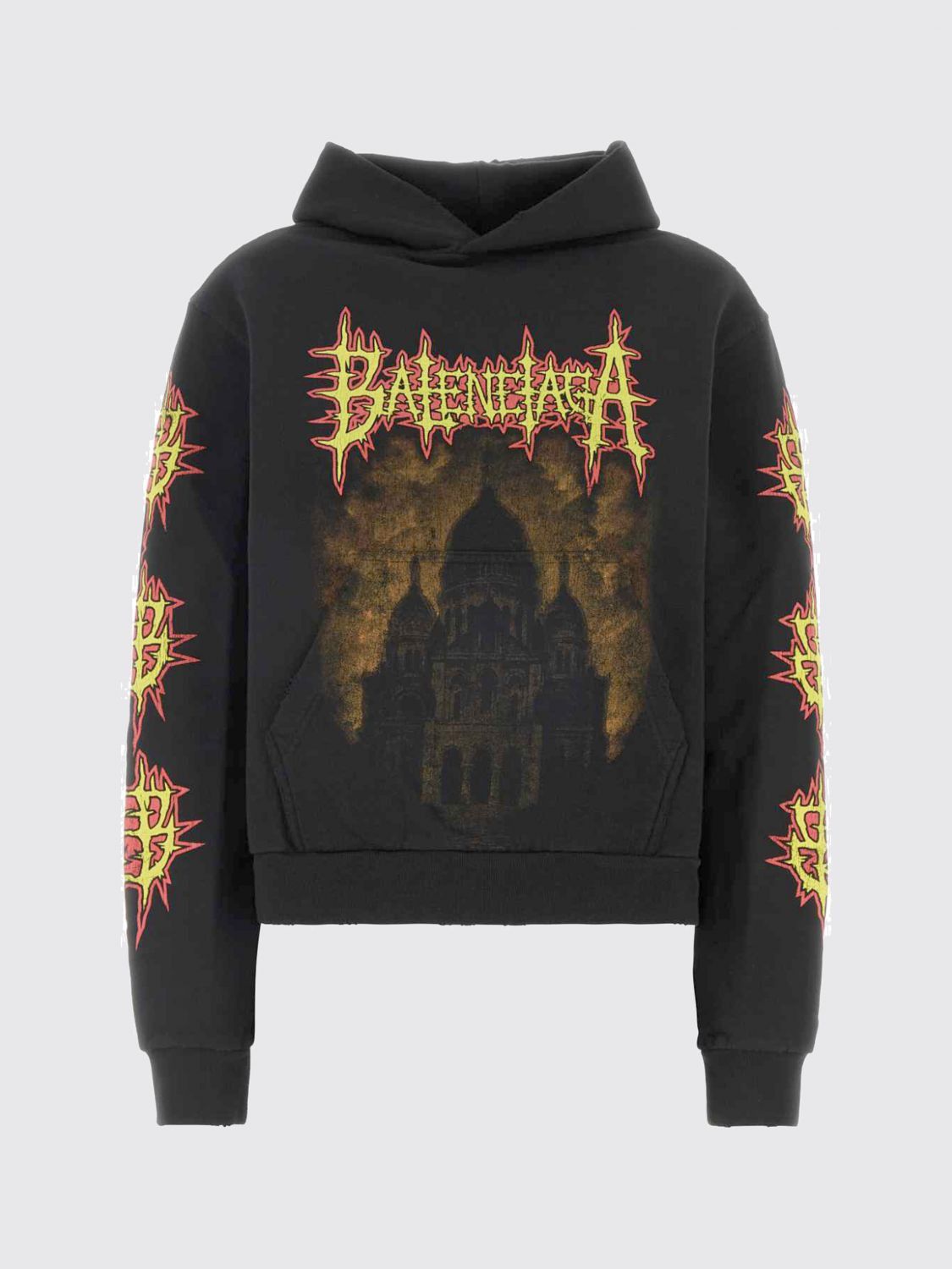 Balenciaga Balenciaga Sweatshirt Woman Black Size XS / US 0-2 / IT 36-38 - 2 Thumbnail