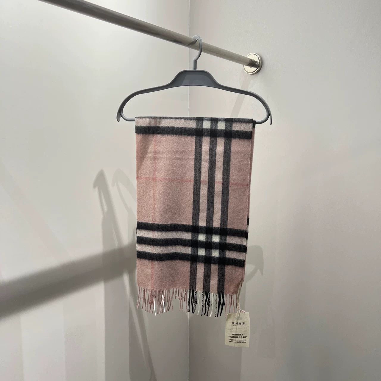 Burberry Burberry Striped Pink Scarf one size Men Size ONE SIZE - 2 Thumbnail