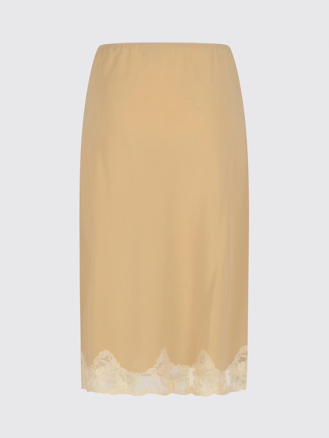 Saint Laurent Paris Saint Laurent Skirt Woman Beige Size 25" / US 0 / IT 36 - 3 Thumbnail