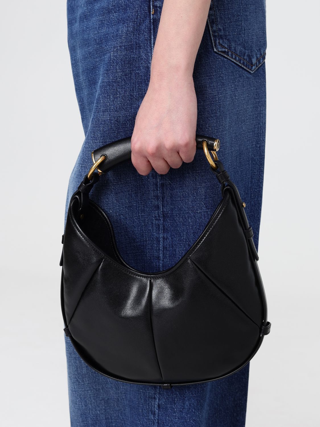 Saint Laurent Paris Saint Laurent Shoulder Bag Woman Black Size ONE SIZE - 2 Thumbnail