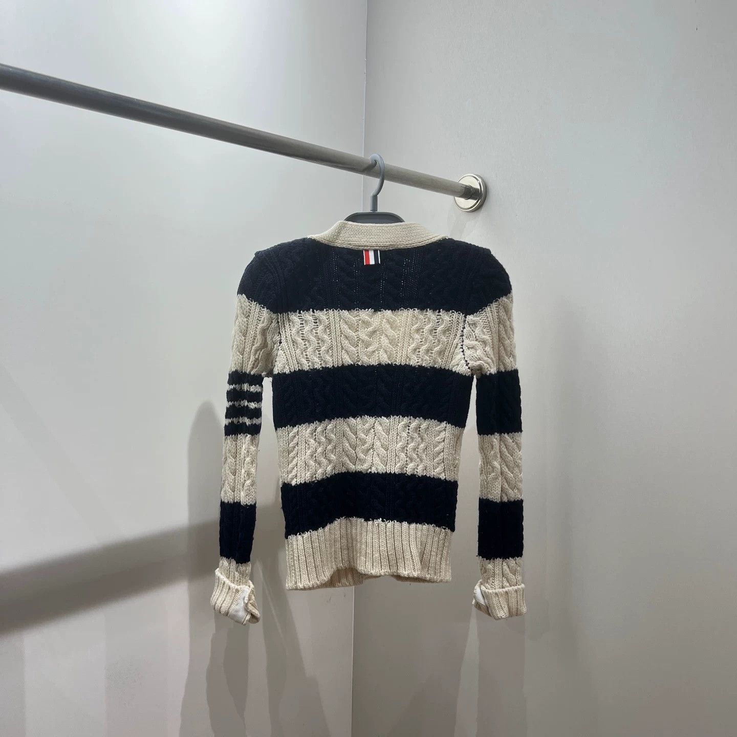 Thom Browne Thom Browne Striped Brown Sweater S Women Size S / US 4 / IT 40 - 2 Thumbnail