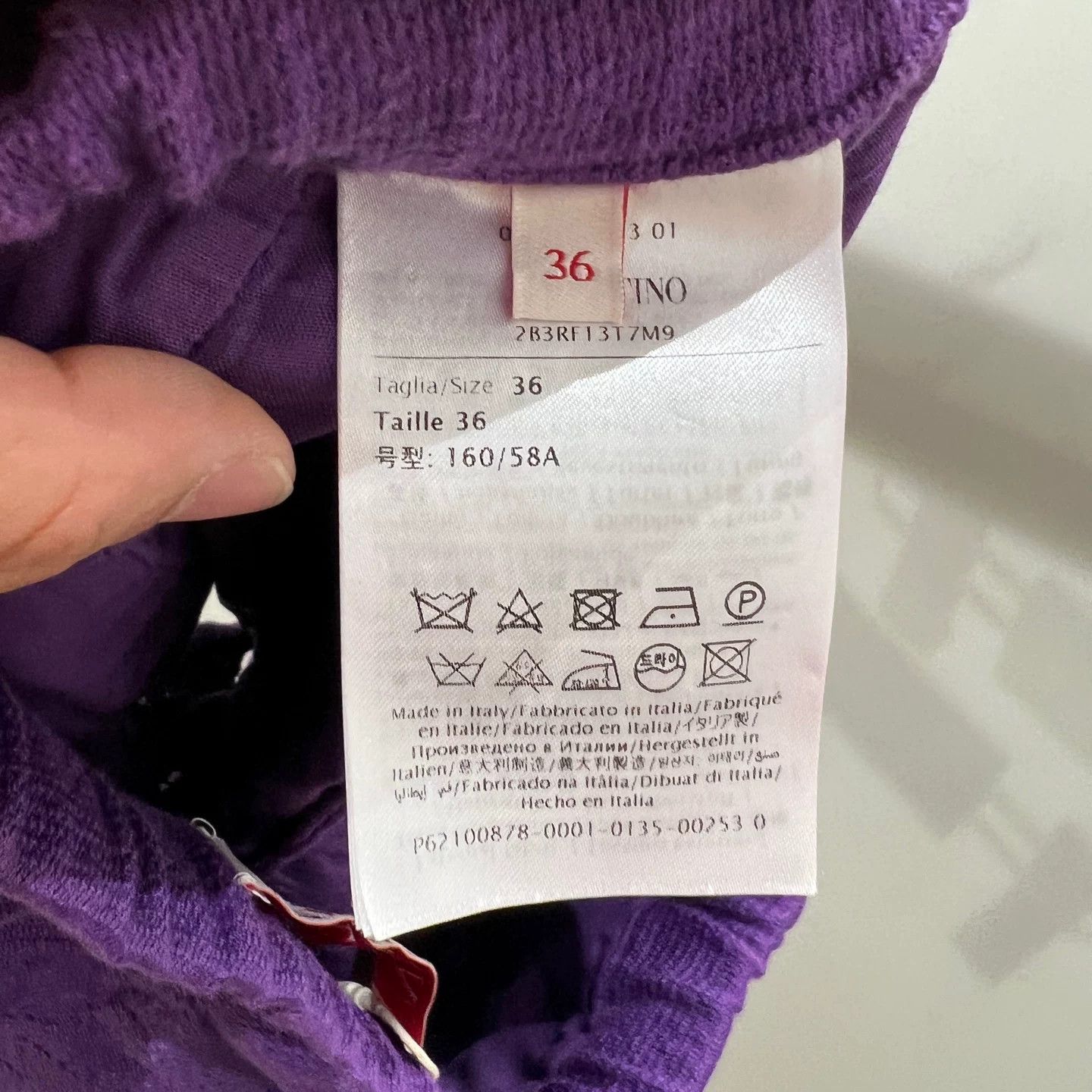 Valentino Valentino Purple Jacket S Women Size S / US 4 / IT 40 - 4 Thumbnail