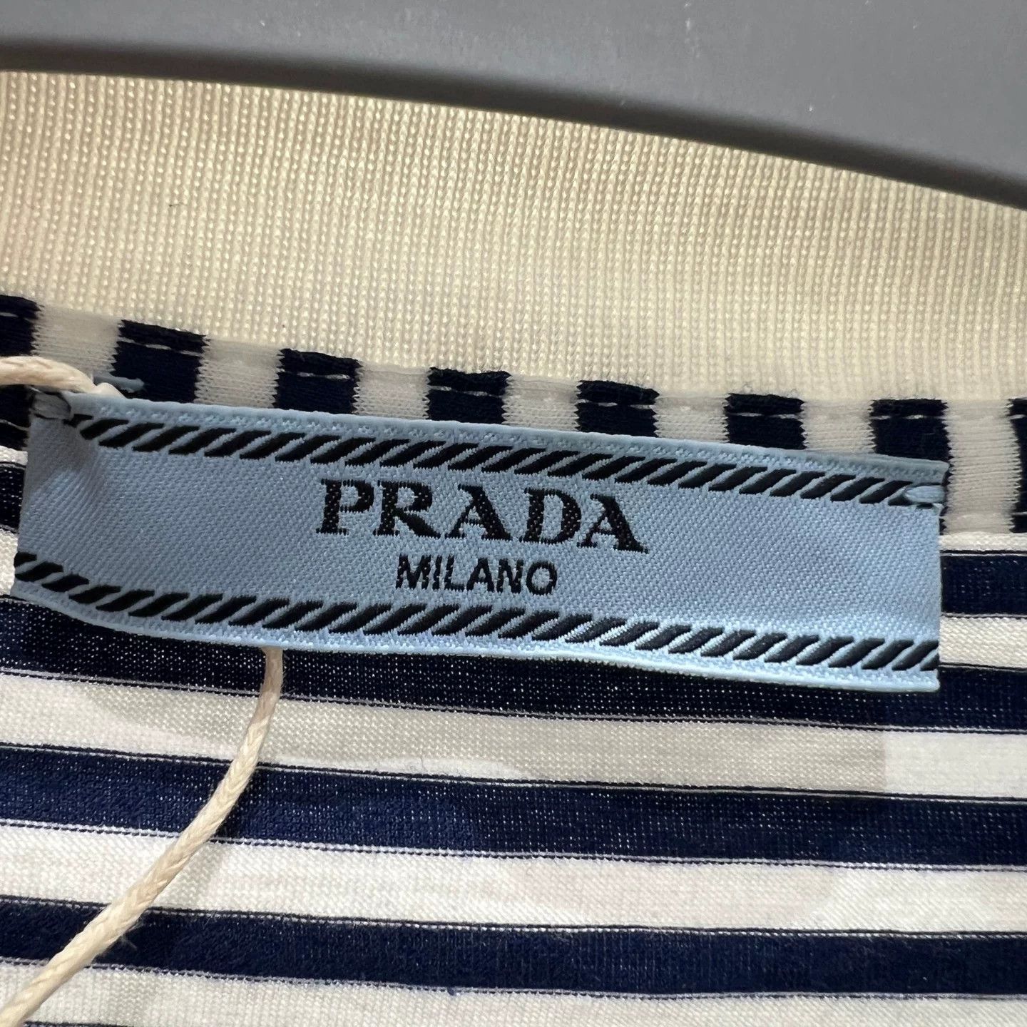 Prada Prada Striped T-Shirt S Women Size S / US 4 / IT 40 - 3 Thumbnail
