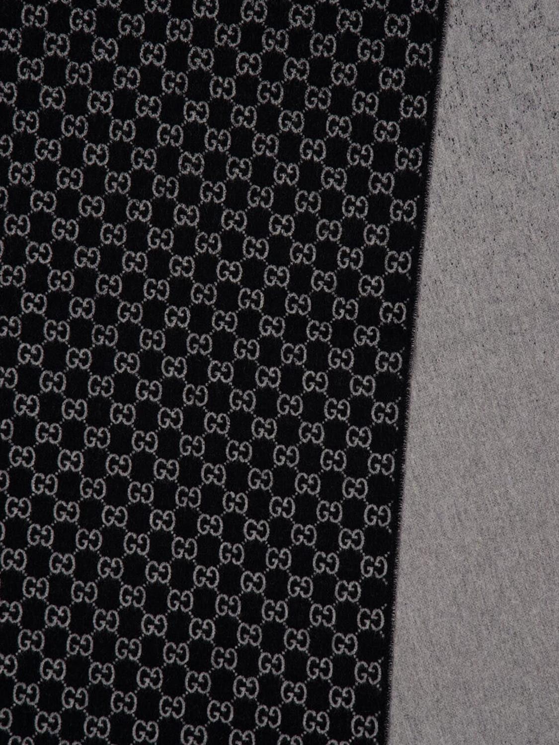 Gucci Gucci Scarf Men Black Size ONE SIZE - 2 Thumbnail