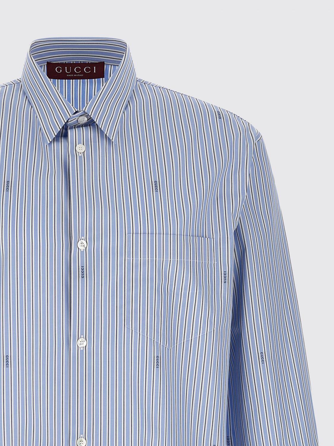 Gucci Gucci Shirt Men Blue Size US M / EU 48-50 / 2 - 4 Thumbnail