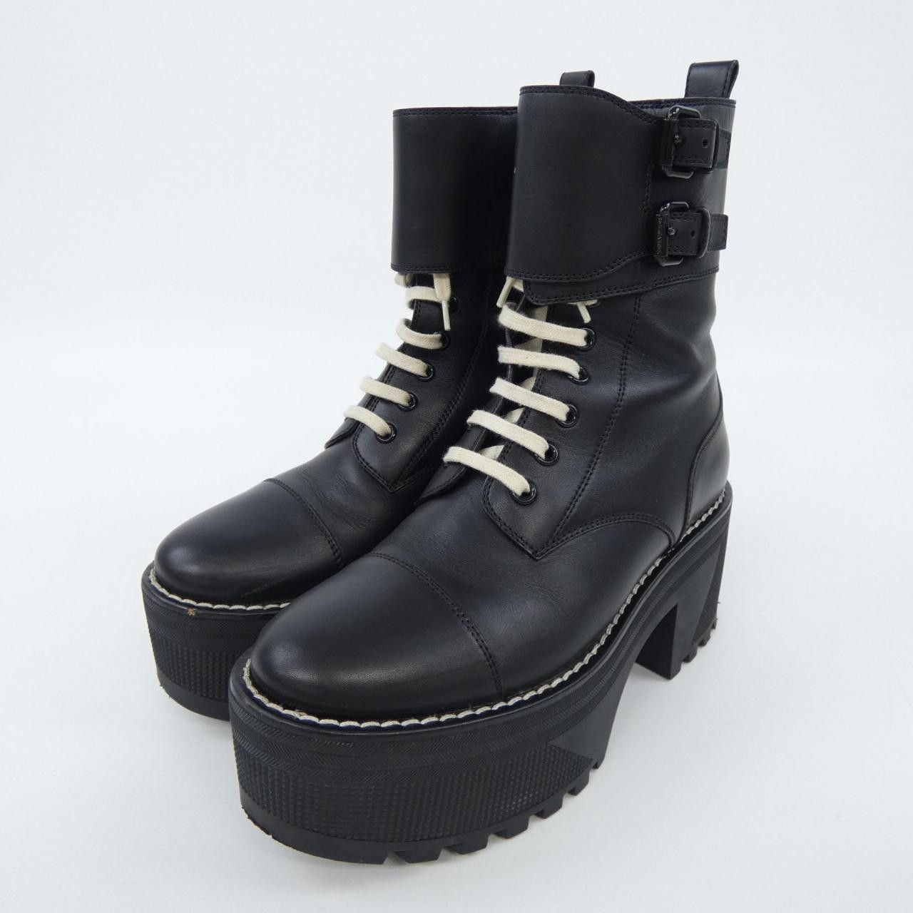 Louis Vuitton Louis Vuitton Louis Vuitton Boots Leather Shoes SC0146 DUTY FREE for USA Size ONE SIZE - 3 Thumbnail